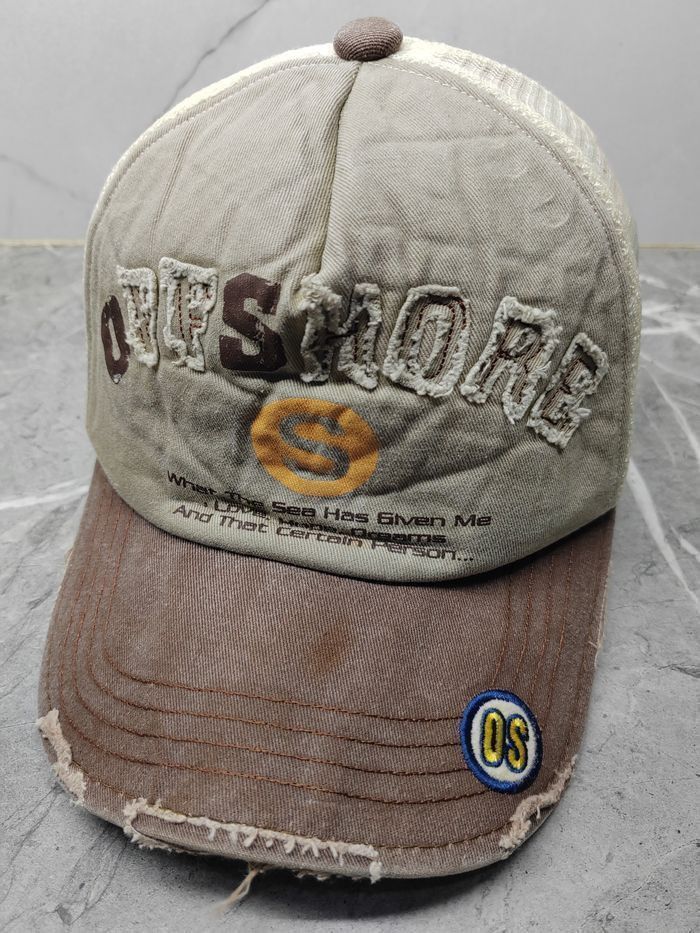Japanese Brand Vintage Offshore Distressed Style Cap Hat Size ONE SIZE - 1 Thumbnail