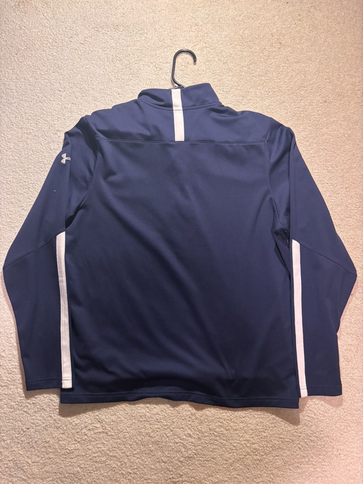 Under Armour Under Armour Shirt Mens L Navy Fleece 1/4 Zip Pullover Golf Size US L / EU 52-54 / 3 - 3 Thumbnail