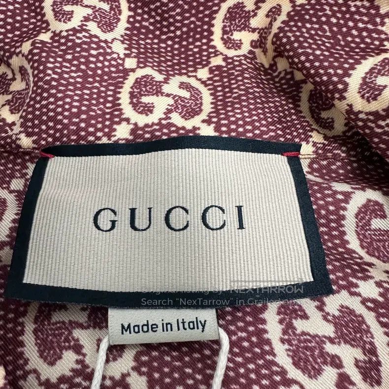 Gucci Gucci Full logo printed silk dress Size XXS / US 00 / IT 34 - 3 Thumbnail