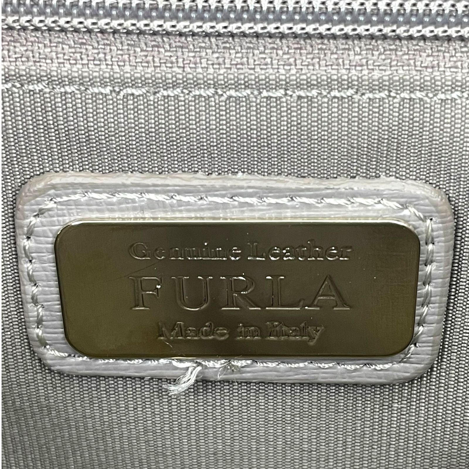 Furla Furla Ginevra Leather Mini Crossbody Bag Sabbia Beige Gray Size ONE SIZE - 11 Thumbnail