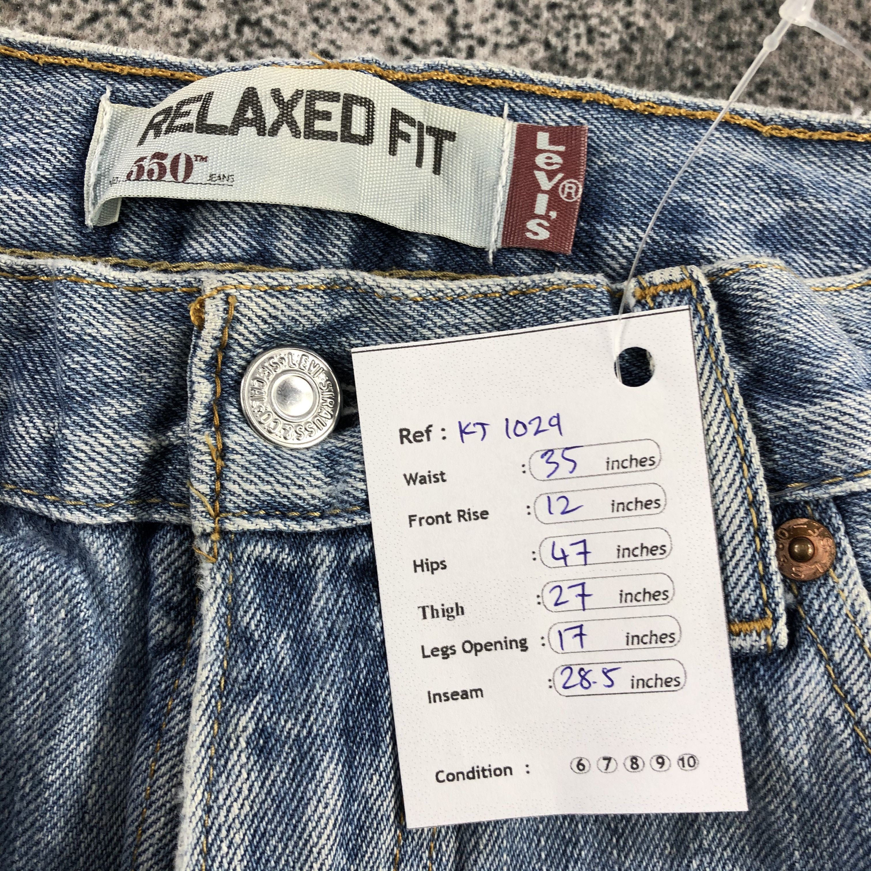 Levi's Vintage Levis 550 Jeans Relexed Fit Denim KJ1029 Size US 34 / EU 50 - 12 Thumbnail