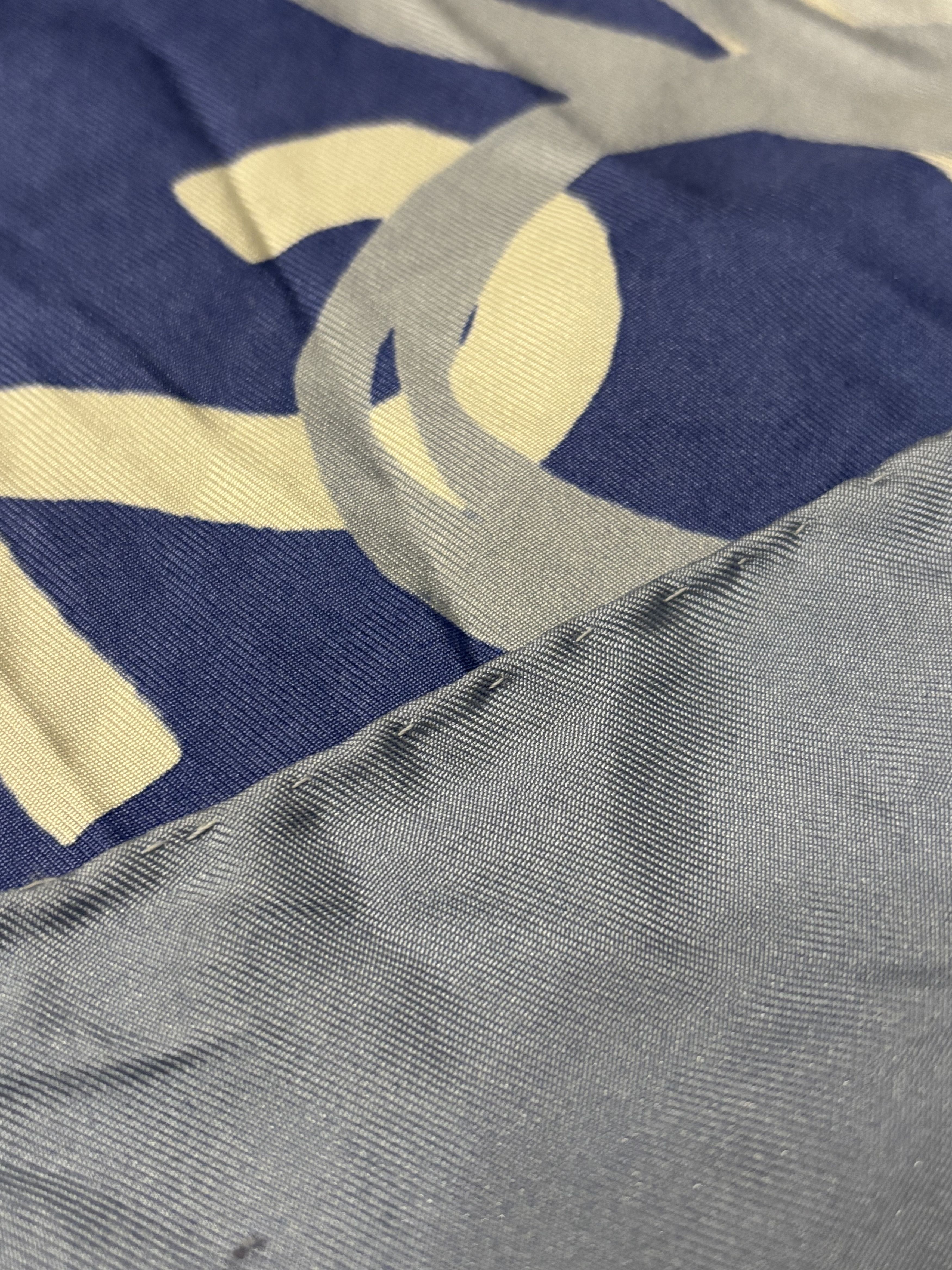 Christian Dior Monsieur Christian Dior Silk Scarf Blue Monogram Accessories Art Size ONE SIZE - 8 Thumbnail