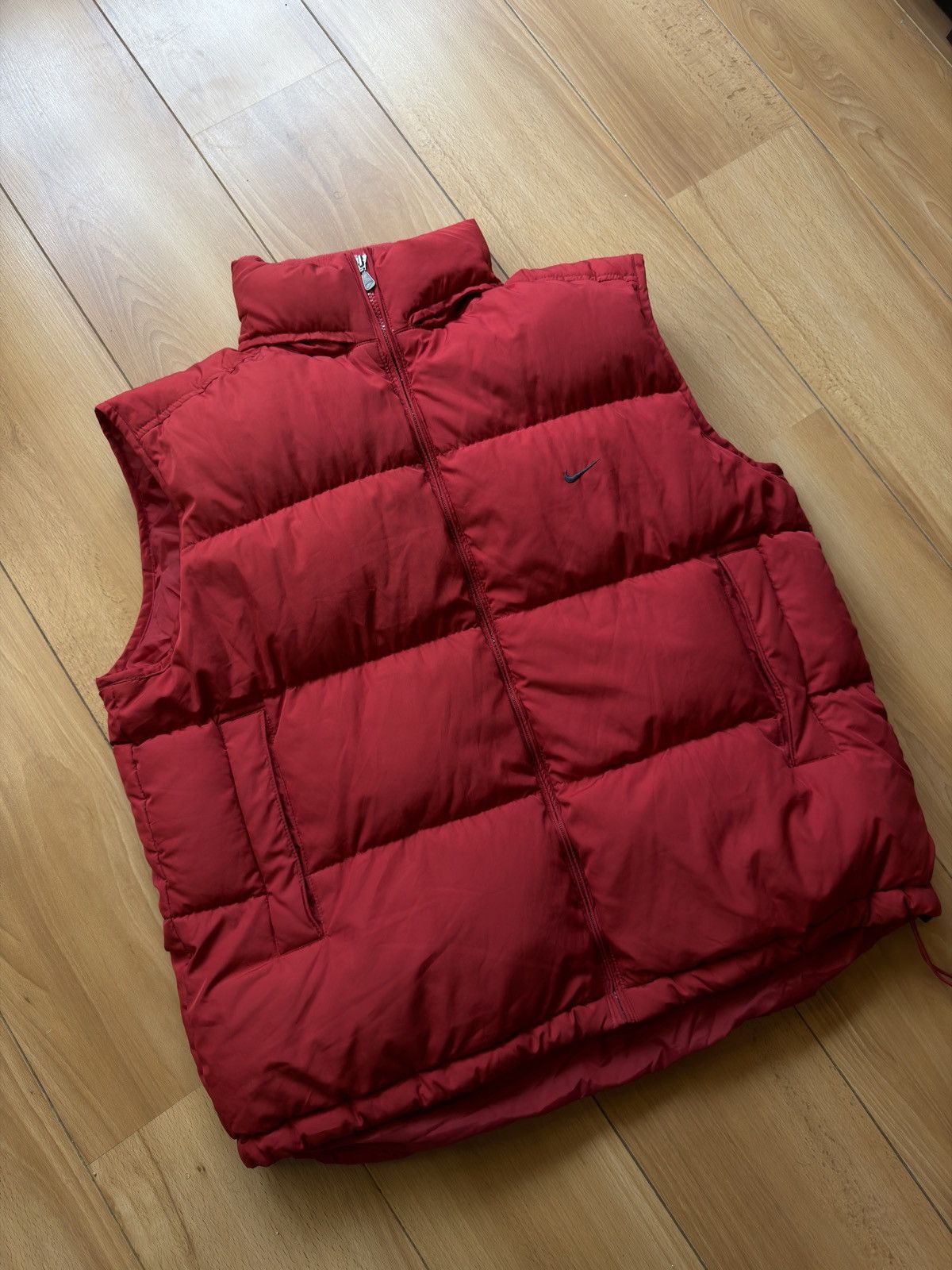 Nike Nike vintage red down jacket vest Size US XL / EU 56 / 4 - 2 Thumbnail