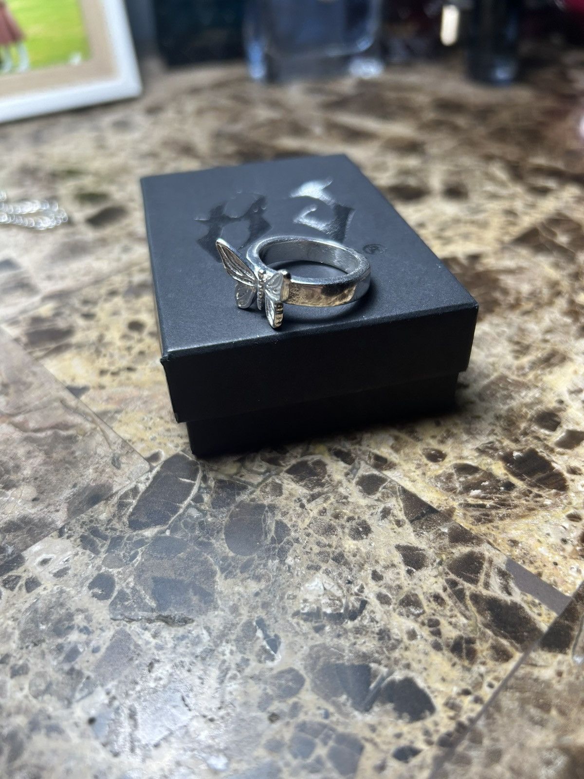 Streetwear HARD JEWELRY butterfly ring size 8 Grailed