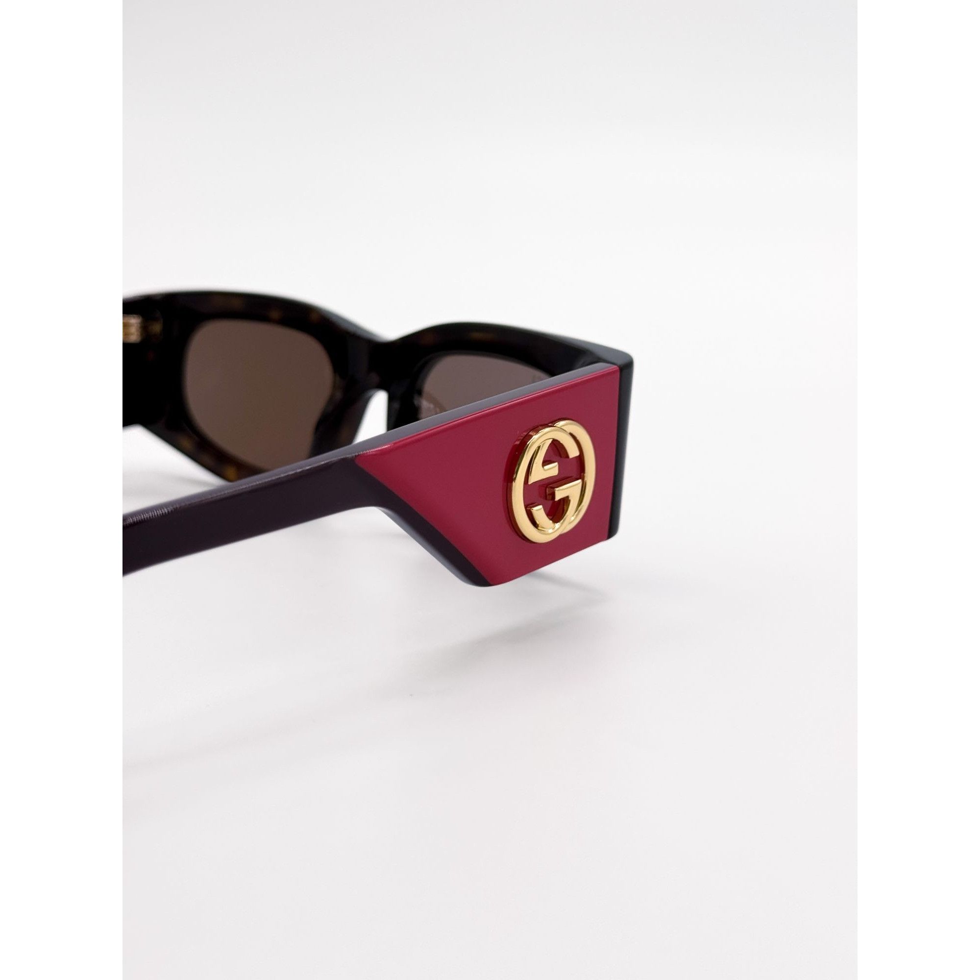 Gucci NEW GUCCI SUNGLASSES GG1664S 004 HAVANA RED WOMEN GUCCI Size ONE SIZE - 7 Thumbnail
