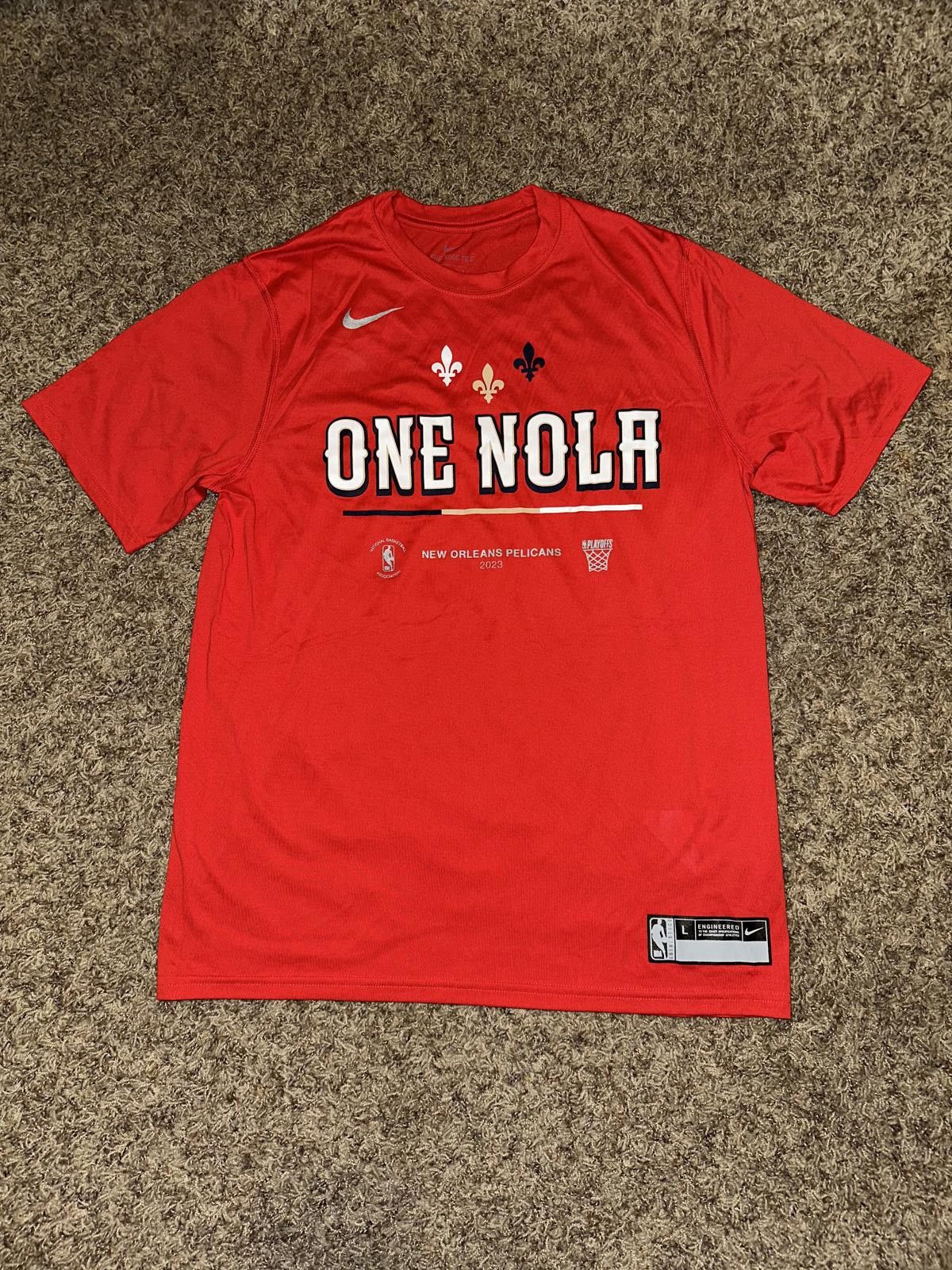 Nike Nike Men’s NBA New Orleans Pelicans “One Nola” T-shirt Size US M / EU 48-50 / 2 - 1 Thumbnail