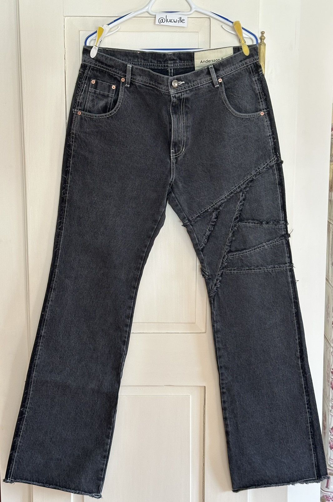 Andersson Bell Ghentle raw cut flared jeans Size US 34 / EU 50 - 1 Thumbnail