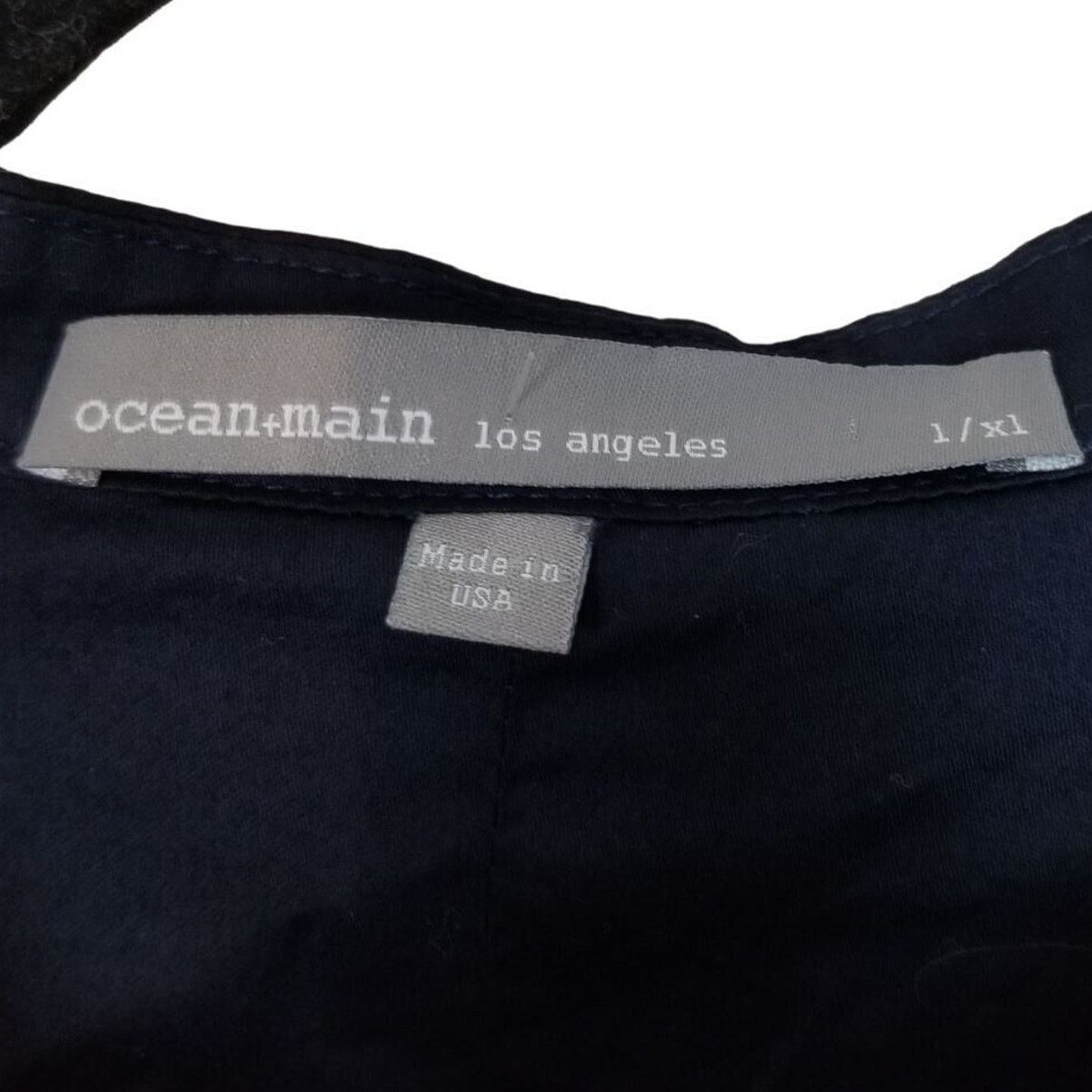 Frank Ocean Ocean + Main Easy Cotton Caftan Dress L/XL Navy Minimalist Size XL / US 12-14 / IT 48-50 - 7 Thumbnail