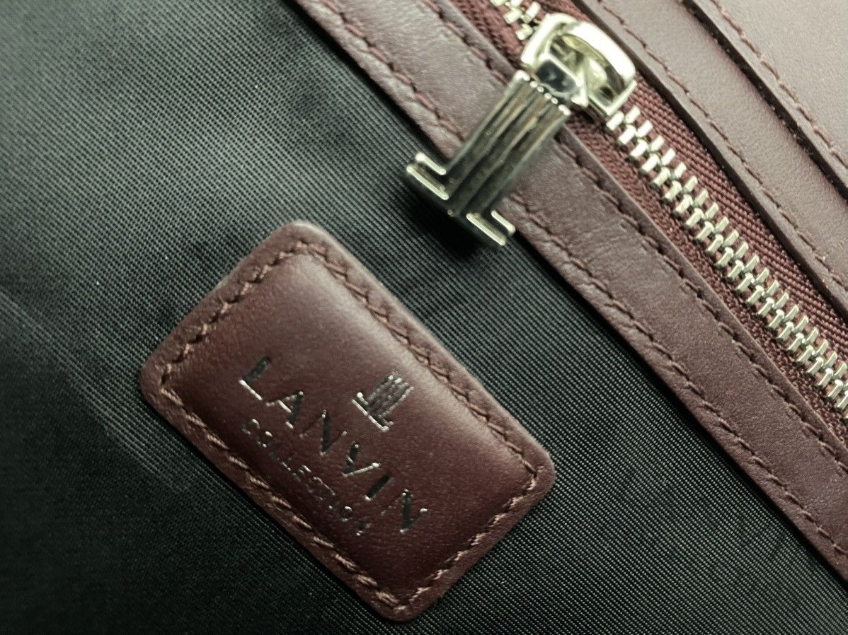 Lanvin Lanvin collection leather crossbody burgandy Size ONE SIZE - 7 Thumbnail