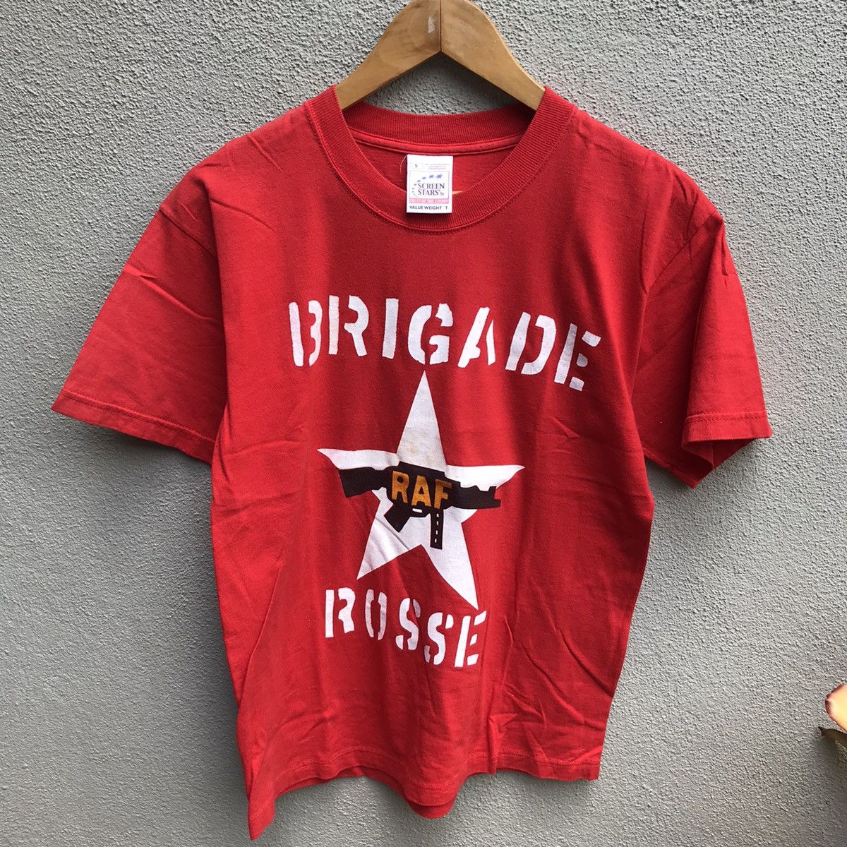 Band Tees Vintage RAF BRIGADE ROSSE tee joe strummer Size US S / EU 44-46 / 1 - 2 Thumbnail