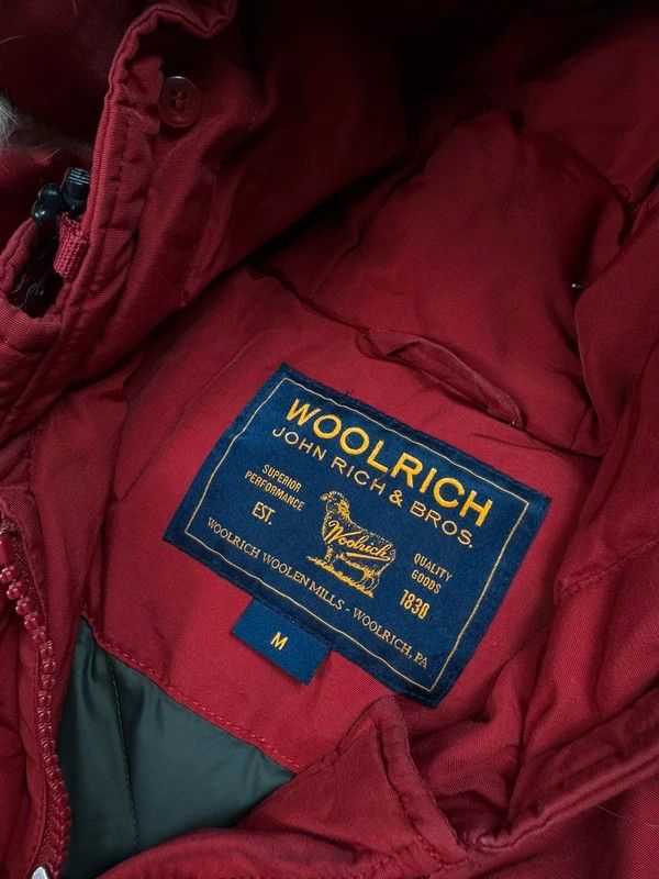 Other Woolrich red M logo winter parka jacket Size M / US 6-8 / IT 42-44 - 5 Thumbnail