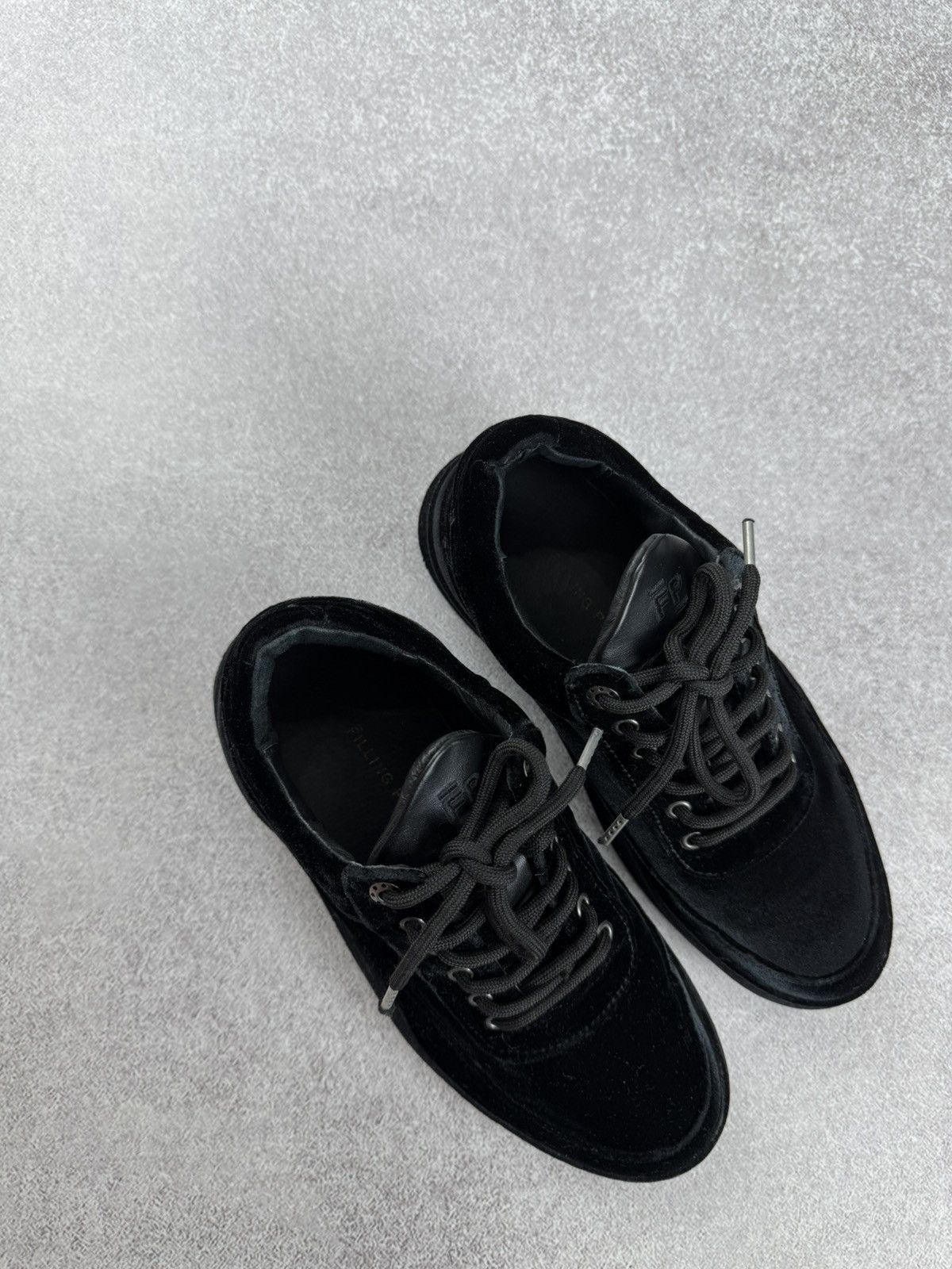 Filling Pieces Filling Pieces Low Eva Velvet Black Sneakers Size 38 Size US 8 / IT 38 - 3 Thumbnail