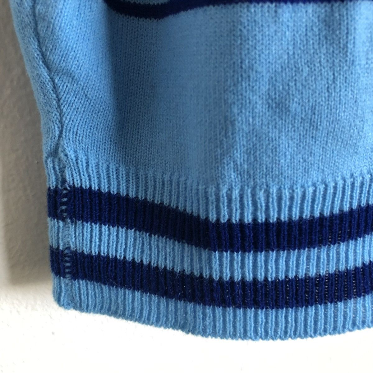 JCPenney × Towncraft × Vintage vintage Towncraft striped sweater shirt knit tee blue mock Size US M / EU 48-50 / 2 - 6 Thumbnail