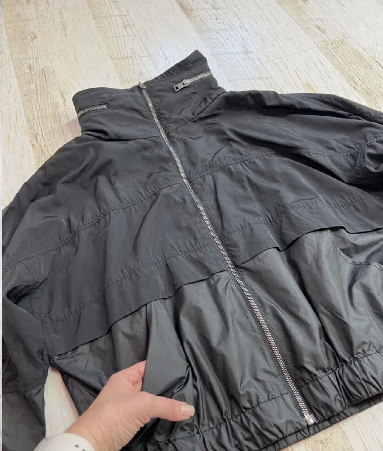 Kenzo Kenzo Lightweight Nylon Bomber Jacket Windbreaker Big Logo Size XS / US 0-2 / IT 36-38 - 6 Thumbnail