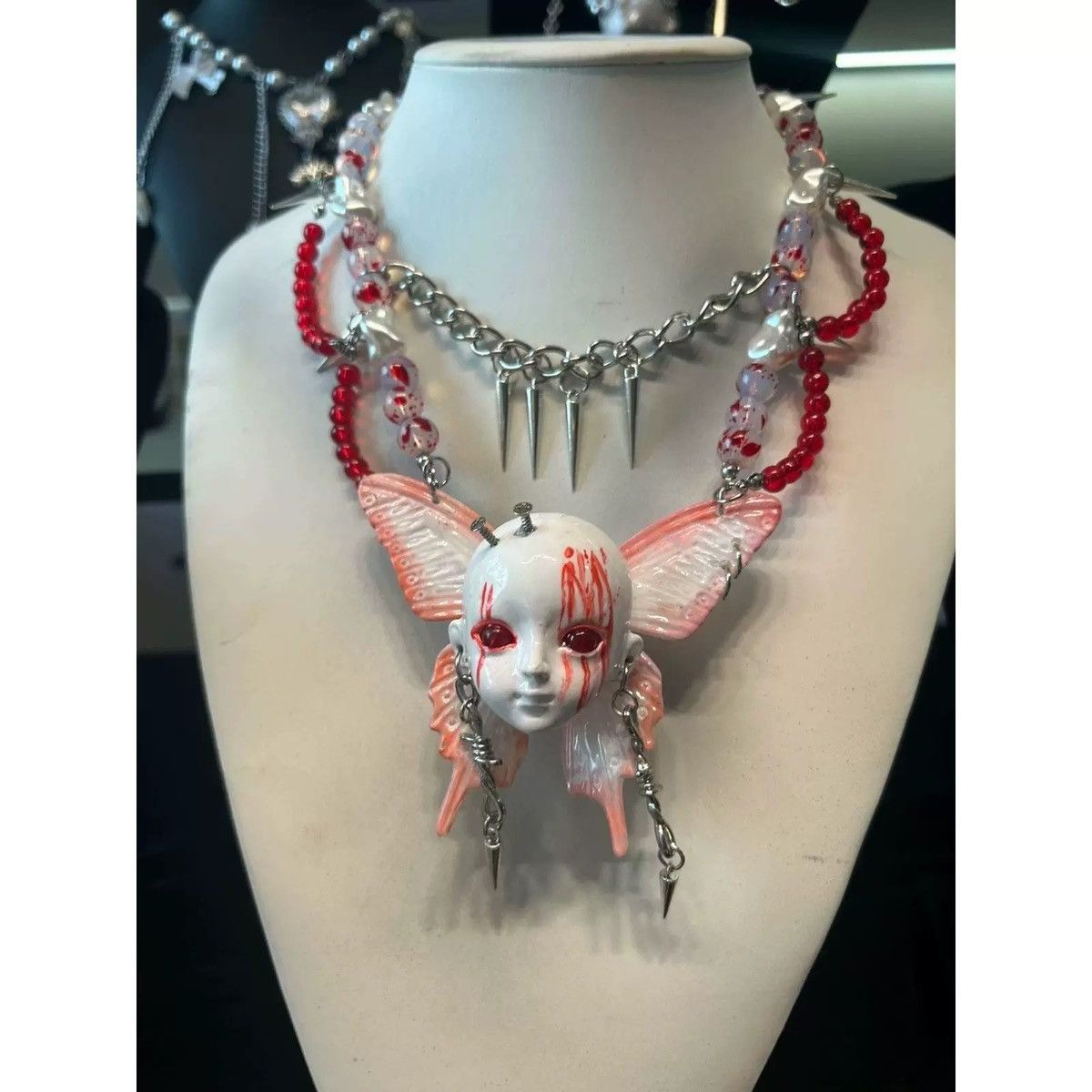 Japanese Brand × Vintage Retro punk necklace Size ONE SIZE - 1 Thumbnail