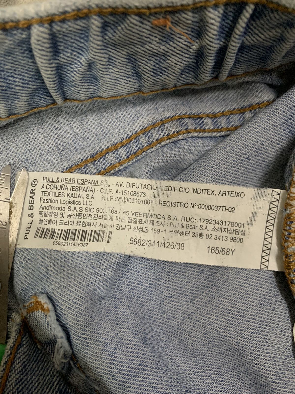 Pull & Bear Pull & Bear Blue Wash Stretchable High Waisted Balloon Jeans Size US 30 / EU 46 - 12 Thumbnail