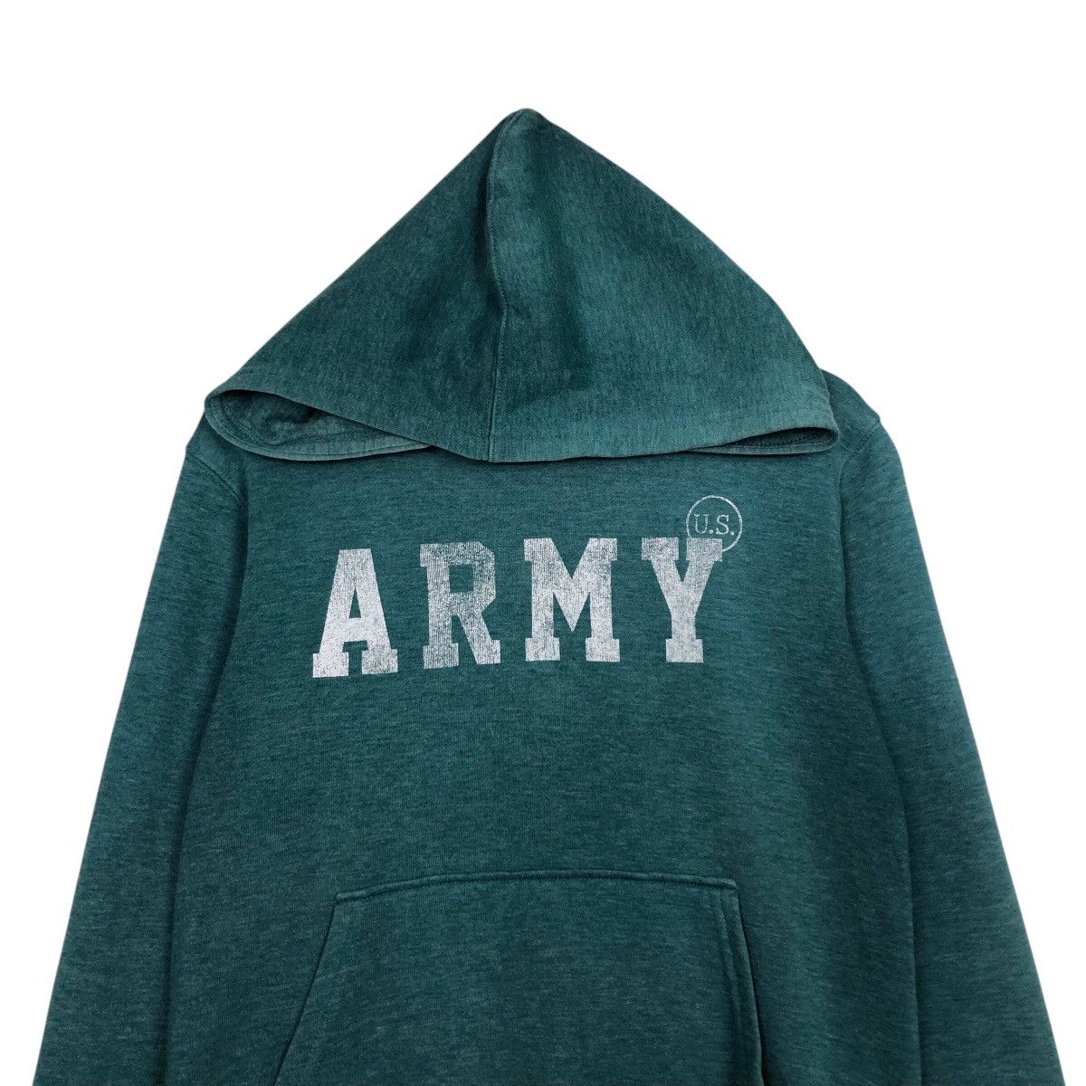 Japanese Brand 📌Vintage Hoodie Pull Over Y2K Army Big Logo Spell Out Size US M / EU 48-50 / 2 - 4 Thumbnail