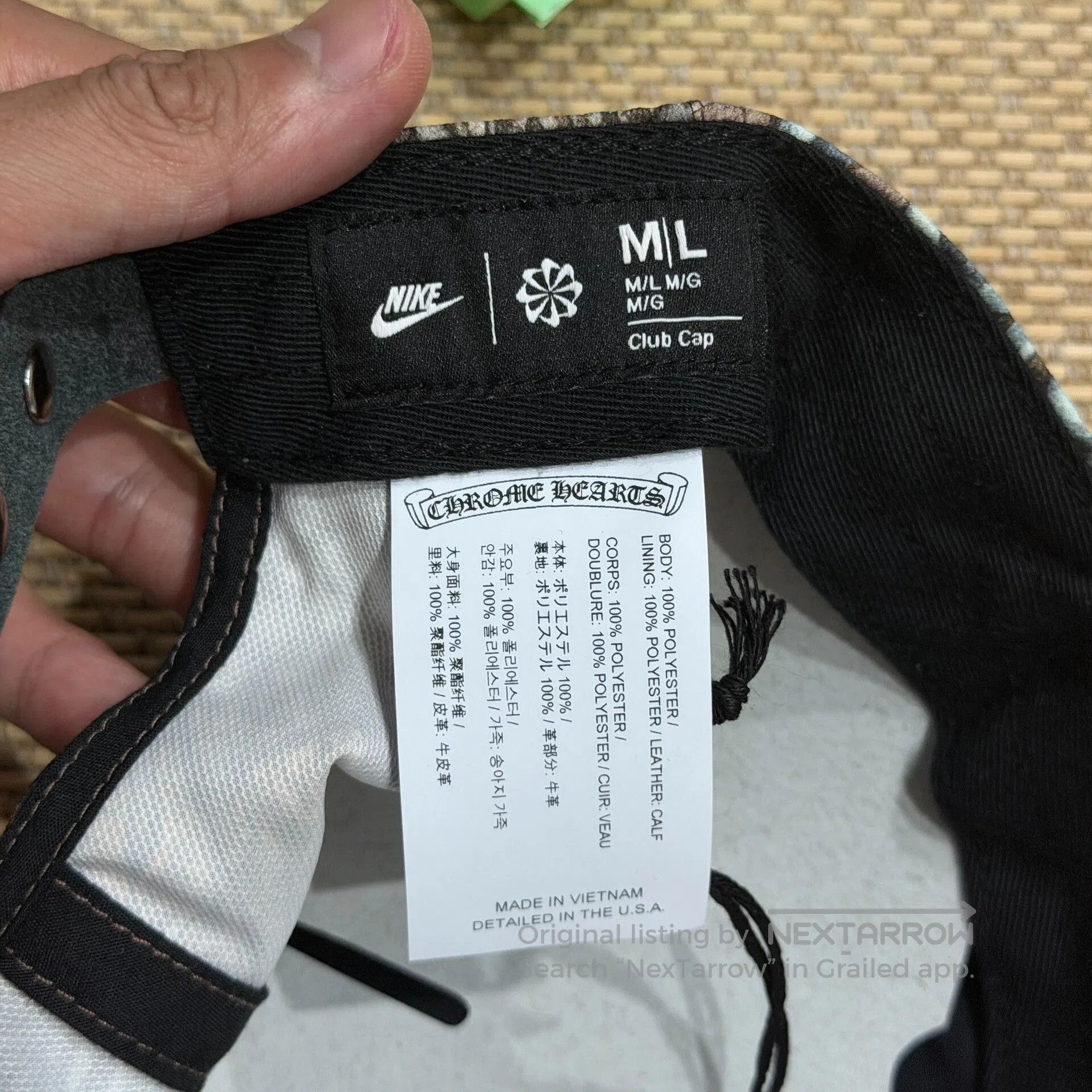 Chrome Hearts Chrome Hearts Nocta Nike Drake Camo Cap. Size ONE SIZE - 4 Thumbnail