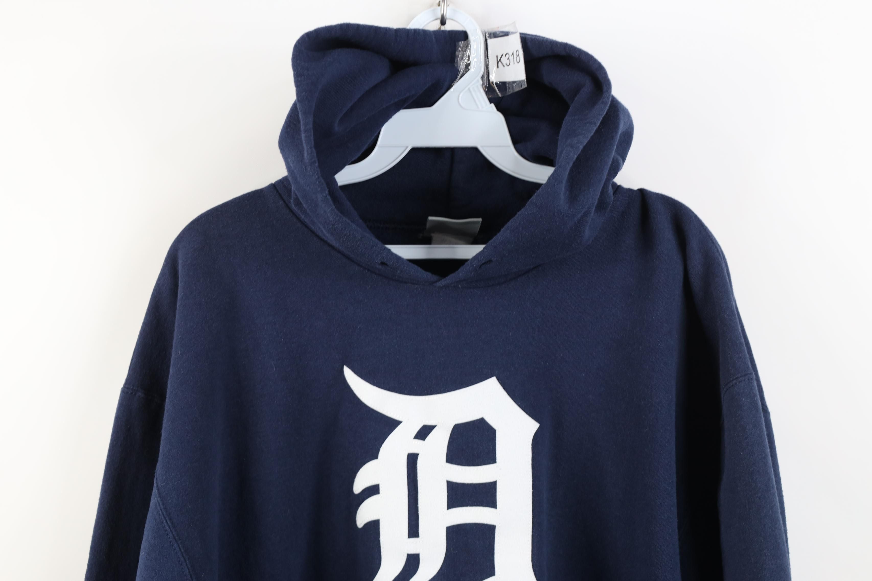 Vintage Vintage Y2K MLB Old English D Detroit Tigers Baseball Hoodie Size US L / EU 52-54 / 3 - 2 Thumbnail