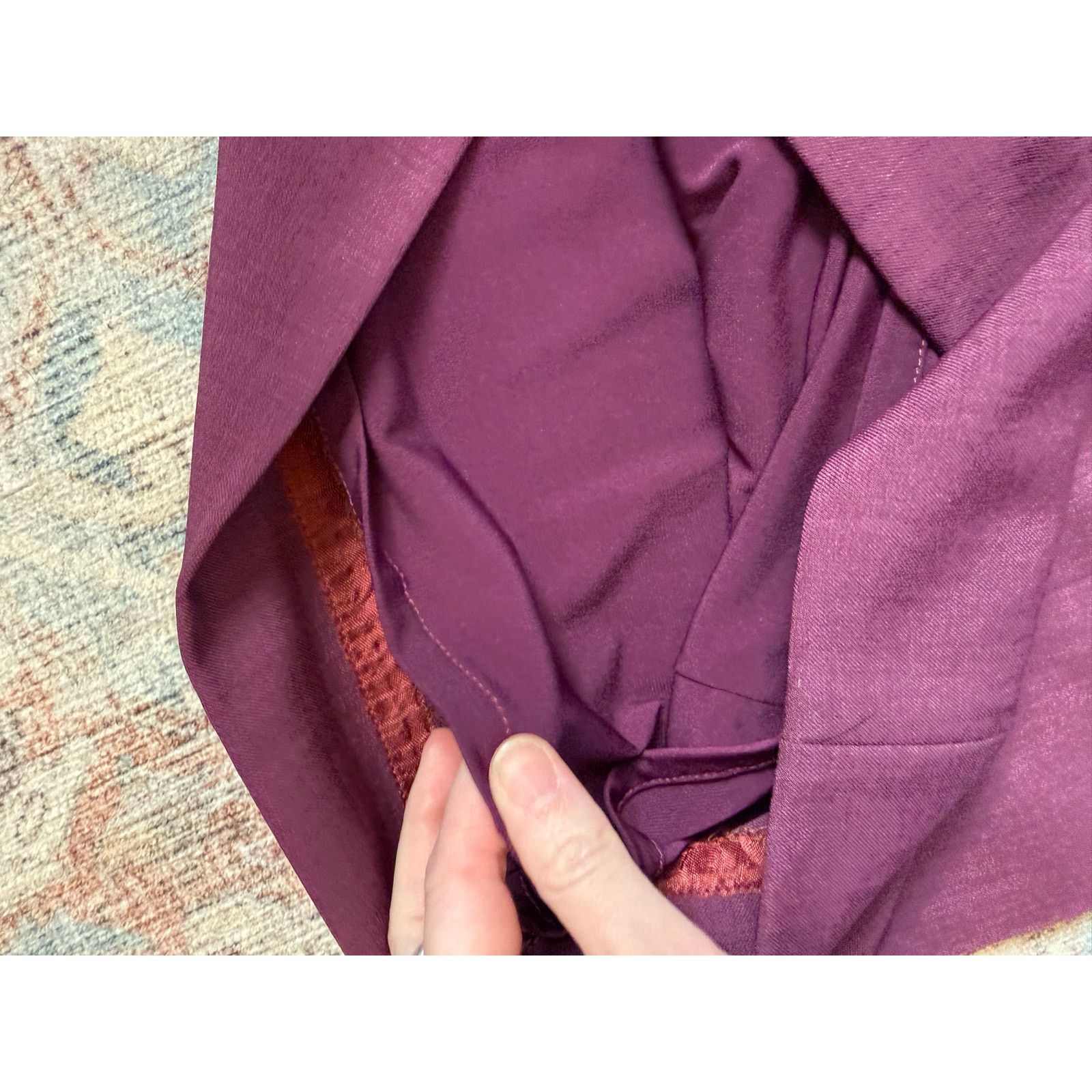 Nordstrom M.M. Lafleur Purple Pencil Skirt, Sz 8, MSRP $399 Size 30" / US 8 / IT 44 - 6 Thumbnail