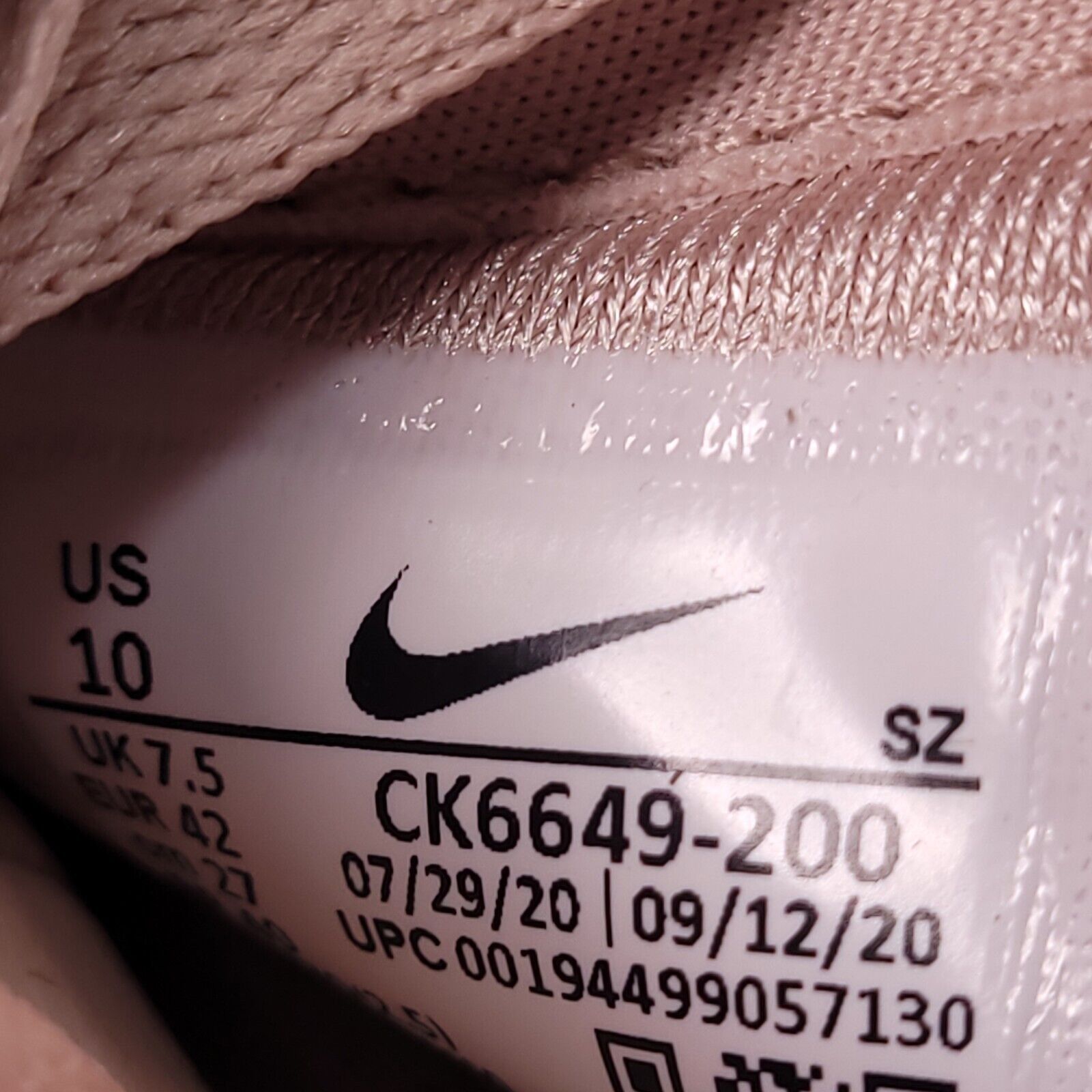 Nike Nike Air Force 1 Pixel Shoe Womens Size 10 CK6649-200 Beige Size US 10 / IT 40 - 8 Thumbnail