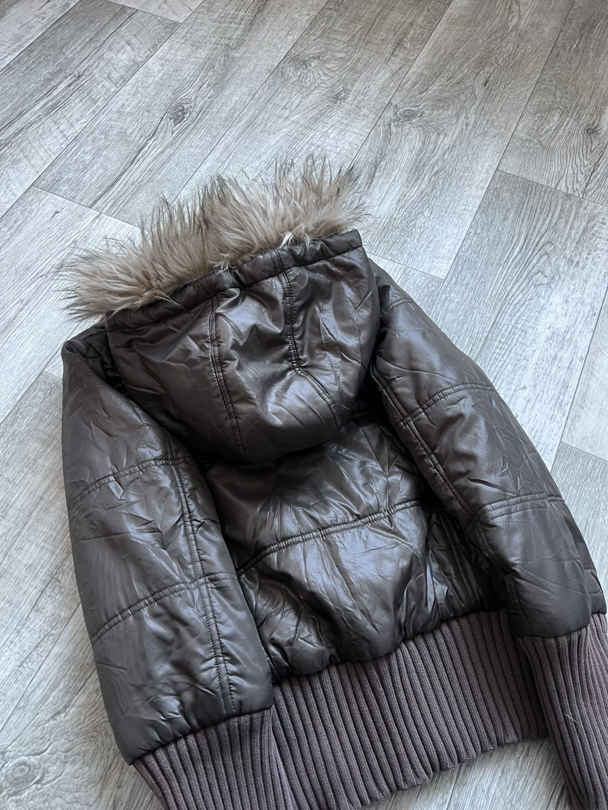 Hysteric Glamour Crazy Vintage Faux Fur Bomber Avant Garde Jacket 00s If Six Size S / US 4 / IT 40 - 7 Thumbnail