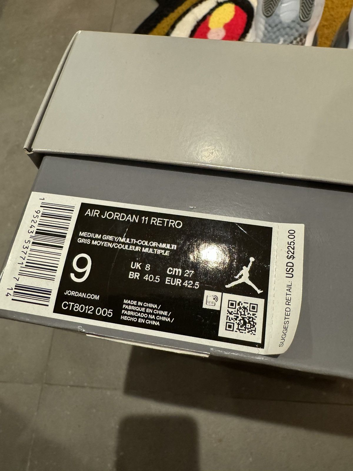 Jordan Brand × Nike Air Jordan 11 “Cool Grey” Size US 9 / EU 42 - 5 Thumbnail