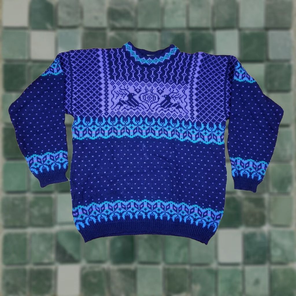 Dale Of Norway VINTAGE Dale of Norway Ski 100% Wool Sweater XL Blue Mens Pullover 90s Y2K Size XL Mens Friends 23 23 21 27 Size US XL / EU 56 / 4 - 1 Thumbnail