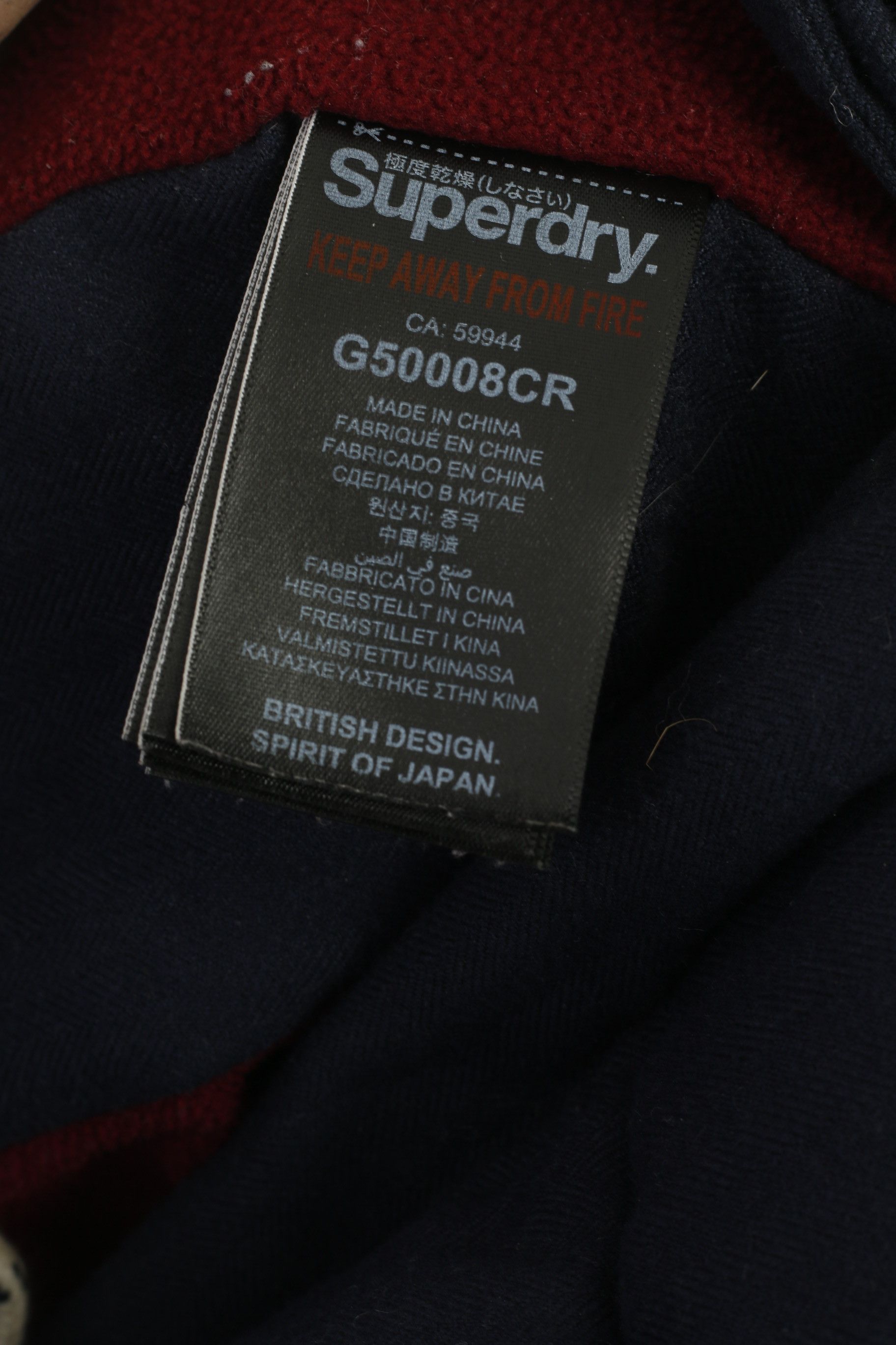 Superdry Superdry Women 8 35 S Jacket Navy Padded 6363 Size S / US 4 / IT 40 - 4 Thumbnail