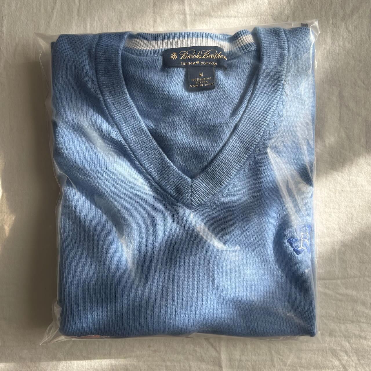 Brooks Brothers NWOT Brooks Brothers 100% Supima Cotton Pullover Light Blue Size US M / EU 48-50 / 2 - 9 Thumbnail