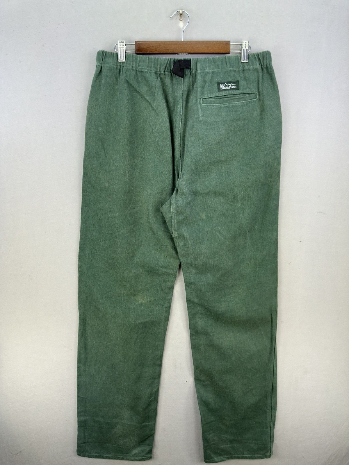 Manastash Manastash Olive Green Hemp Pants Size US 32 / EU 48 - 5 Thumbnail