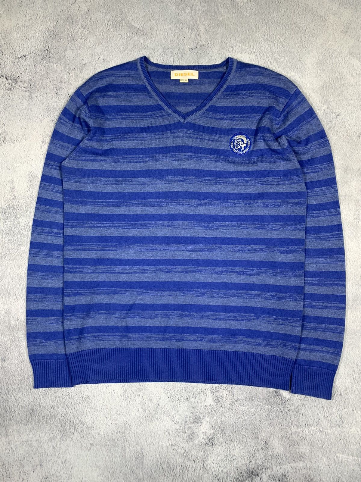 Diesel Vintage Diesel sweatshirt striped small logo size M Size US M / EU 48-50 / 2 - 1 Thumbnail