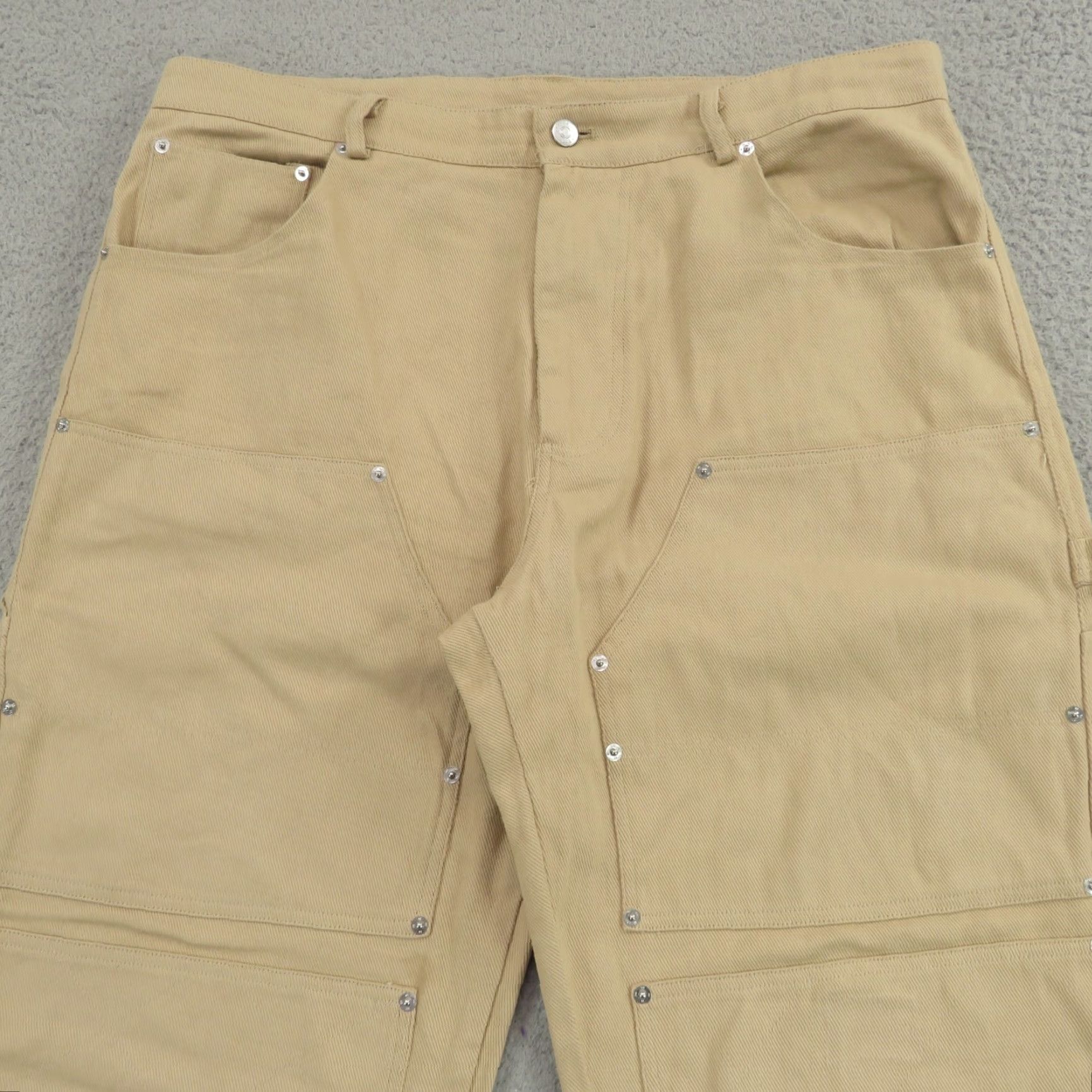 Doublet VINTAGE Sum Won Baggy Pants Men XL Carpenter Khaki Wide-Leg 38x30 Jeans? Size US 36 / EU 52 - 7 Thumbnail