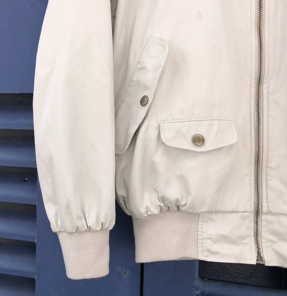Lacoste Vintage Chemise Lacoste Zipper Bomber Jacket Size US L / EU 52-54 / 3 - 5 Thumbnail