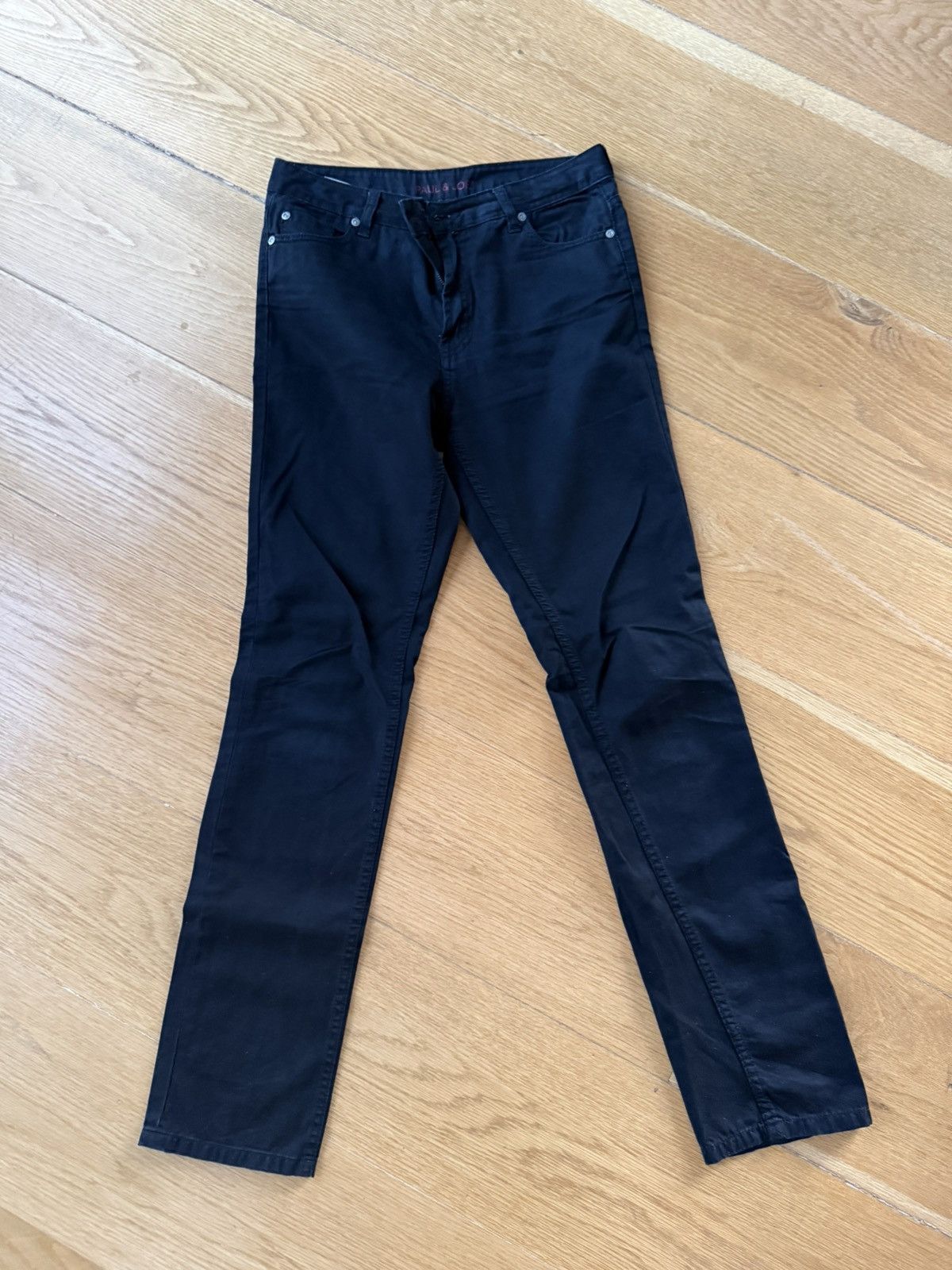 Paul & Joe Black straight leg cotton Jeans Size 31" - 1 Thumbnail