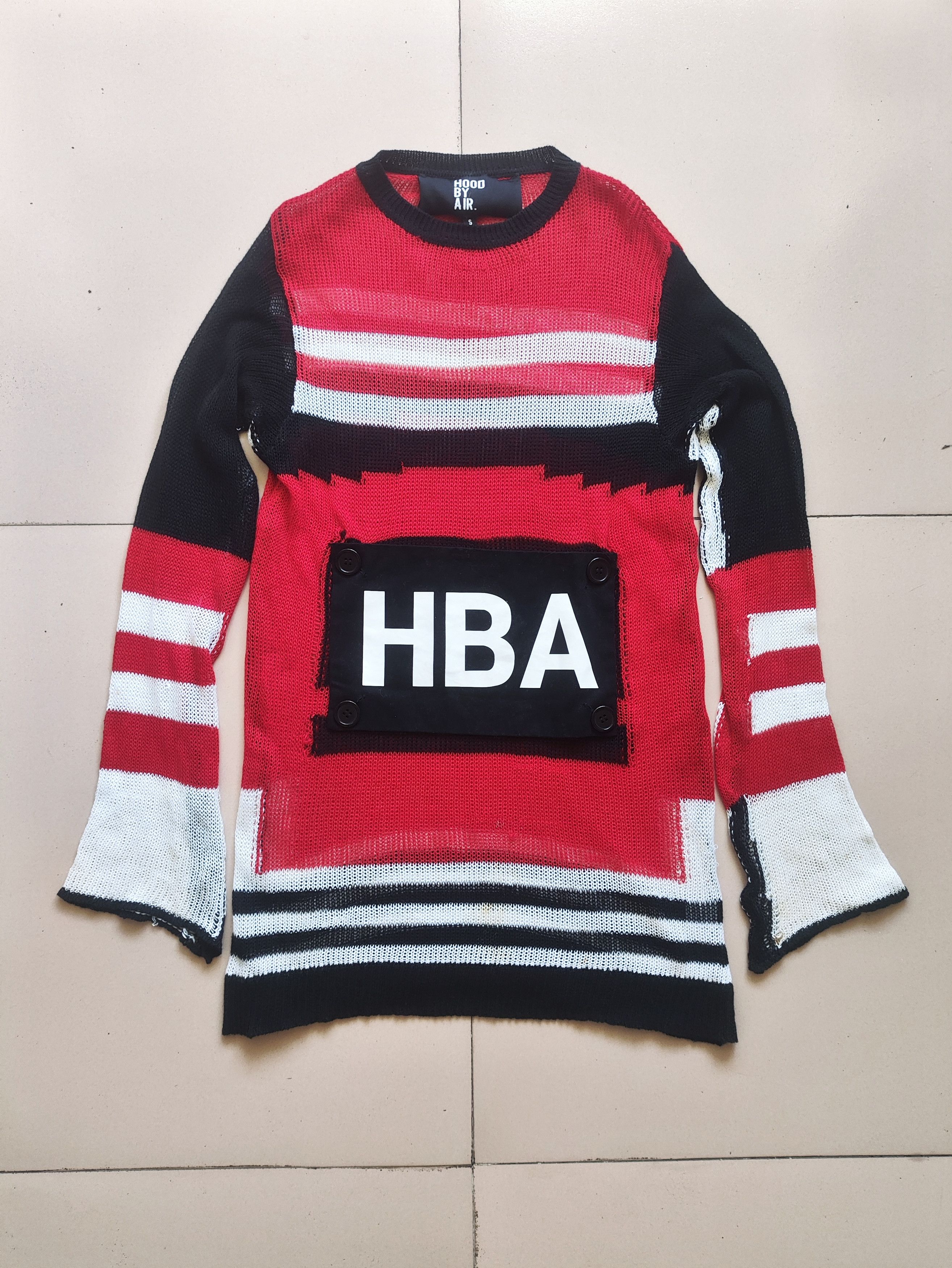Hood By Air HBA FW15 Runway Red knit sweater Size US S / EU 44-46 / 1 - 1 Thumbnail