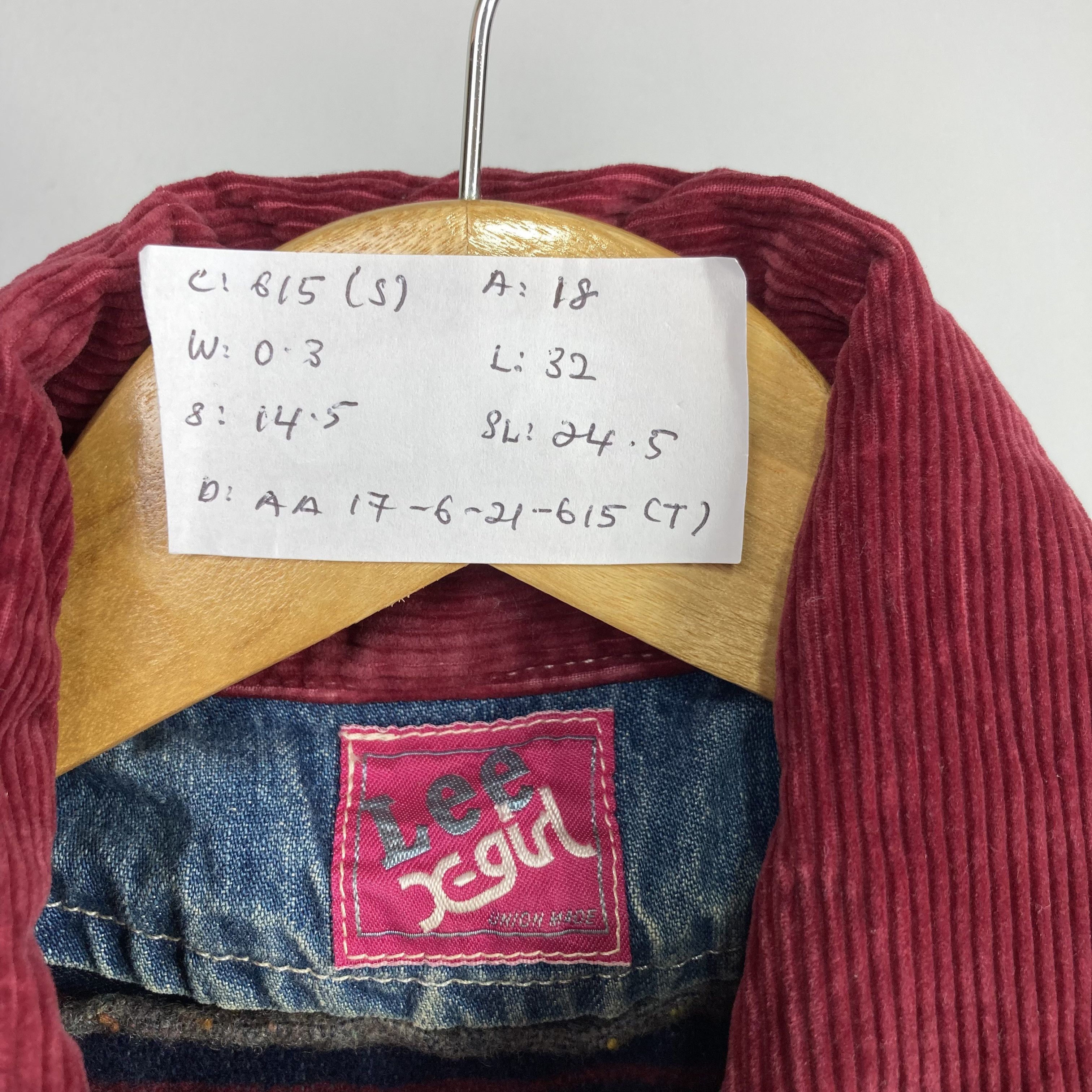 Japanese Brand Vintage X-GIRL x LEE Union Made Trench Denim Chore Jacket Size US S / EU 44-46 / 1 - 5 Thumbnail