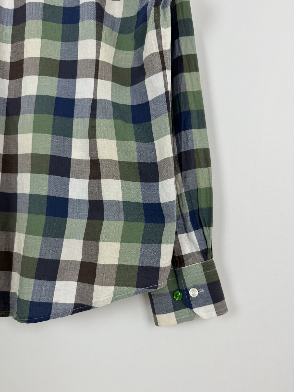 Eton Eton Check Pocket Slim Fit Shirt Size US L / EU 52-54 / 3 - 6 Thumbnail