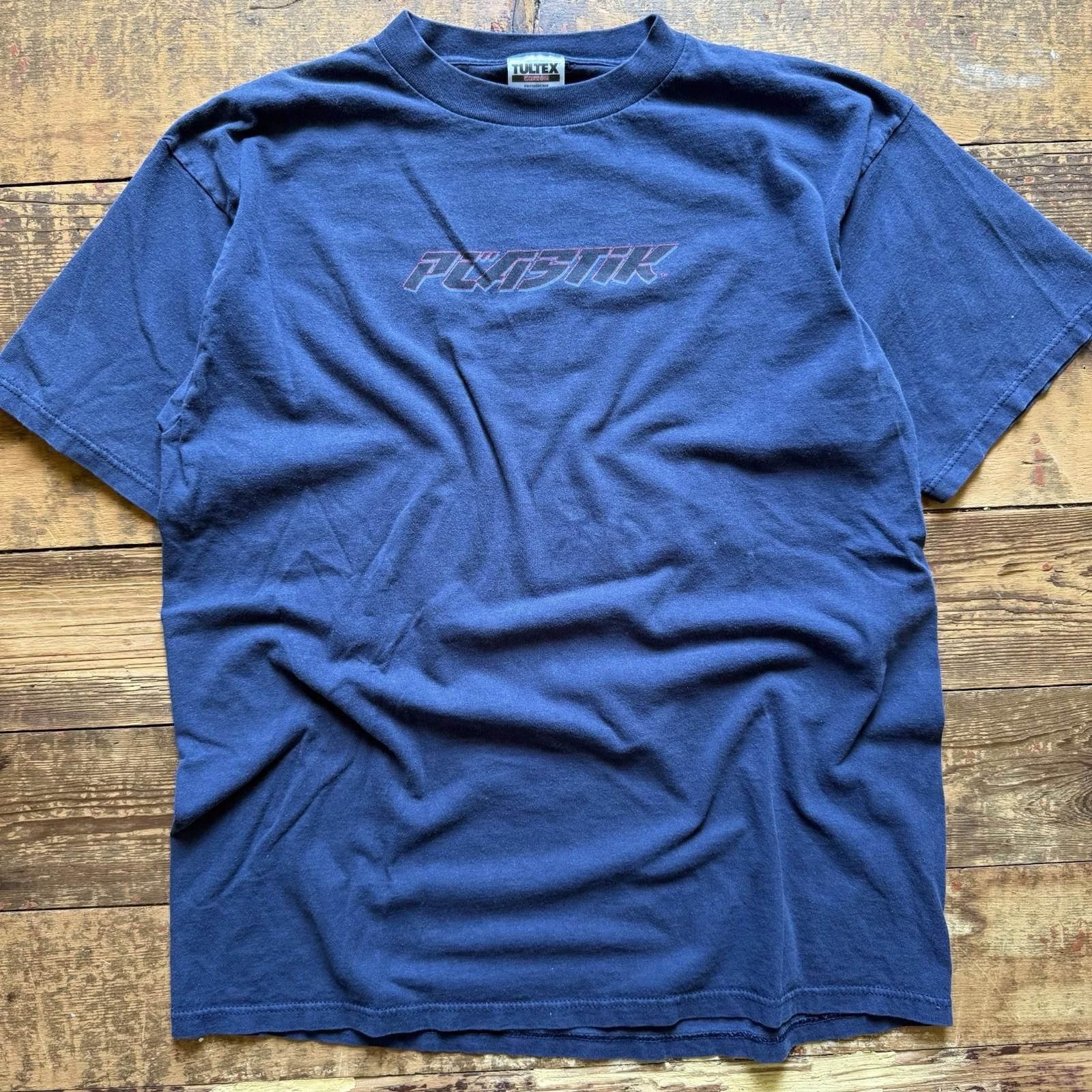 Vintage 90s Tultex Plastik T Shirt Goku Vintage Murina XL Size US XL / EU 56 / 4 - 2 Thumbnail