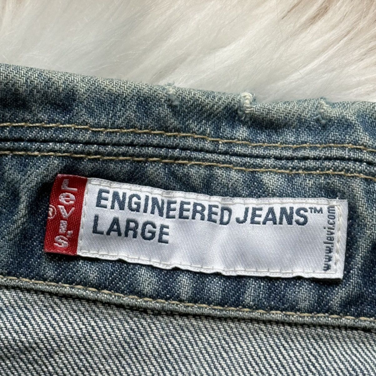 Levi's 📌 Vintage Levi’s Engineered 2000’s Denim Trucker Jacket Size US L / EU 52-54 / 3 - 6 Thumbnail