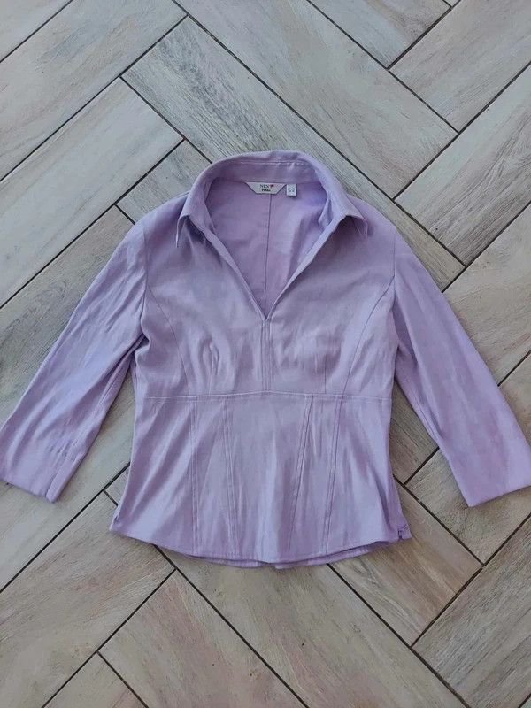 Vintage Vintage 3/4 sleeved top Size L / US 10 / IT 46 - 4 Thumbnail