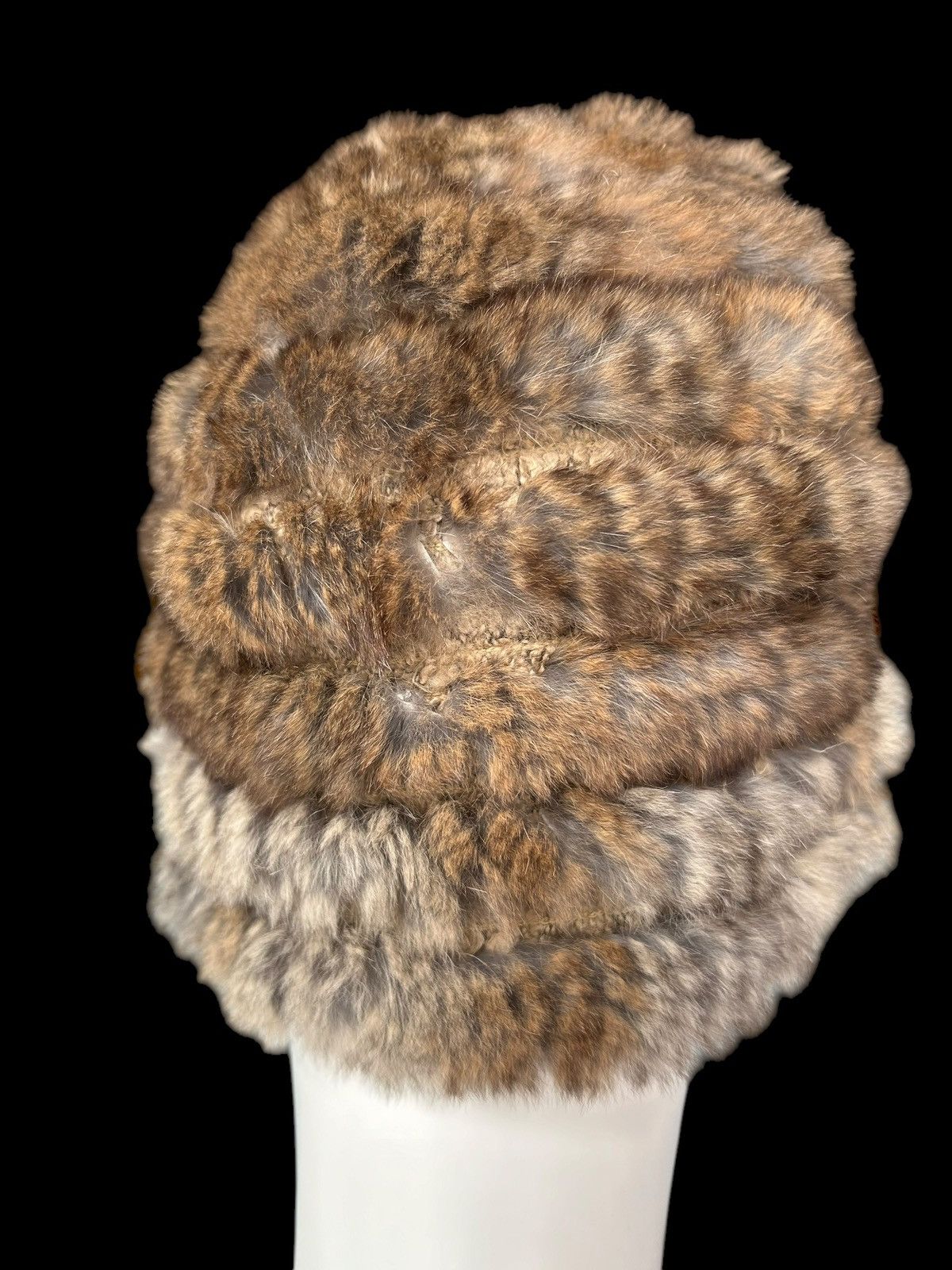 Japanese Brand × Kapital × Vintage Accessory Pageboy Japanese Fur Big Beanie Hats Rare ☠️☠️ Size ONE SIZE - 4 Thumbnail