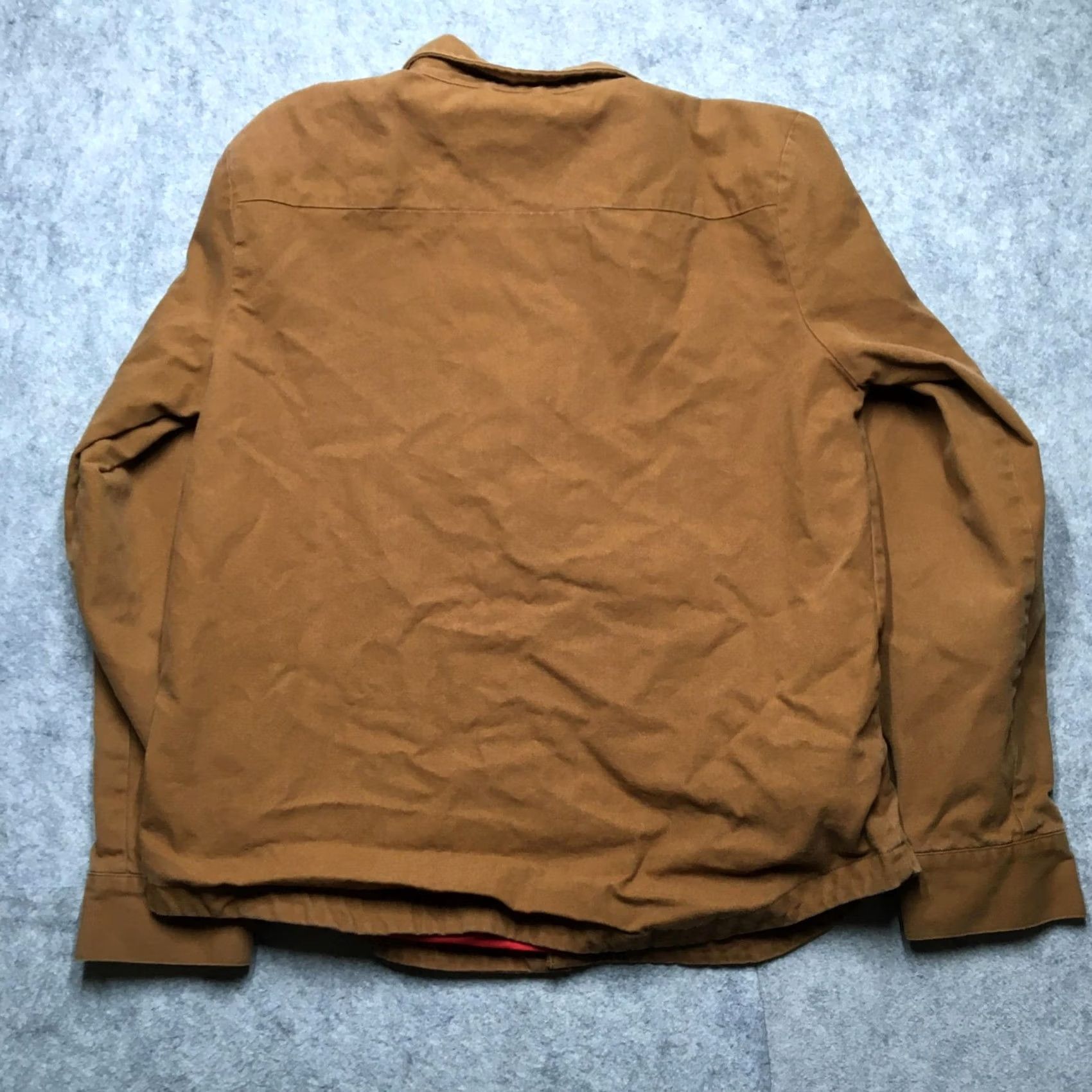 Vintage Fayettechill Shirt Jacket XL Brown Canvas Lined Workwear Snap Front Collared Pockets Mens Size US XL / EU 56 / 4 - 7 Thumbnail