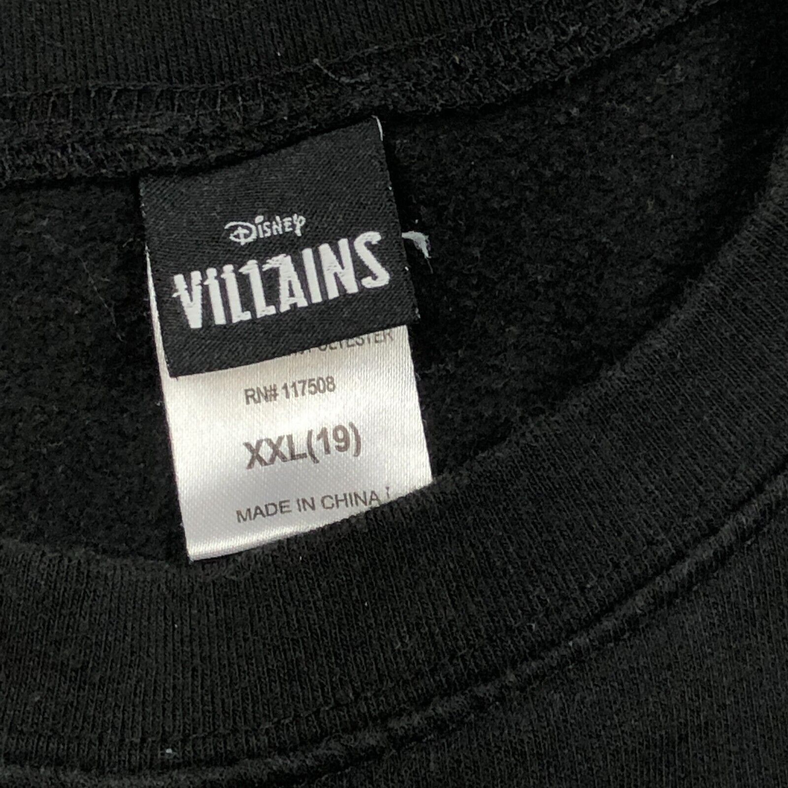 Disney × Vintage Disney Villains Mood Womens Crewneck Sweater Pullover Black Size XXL / US 16-18 / IT 52-54 - 3 Thumbnail