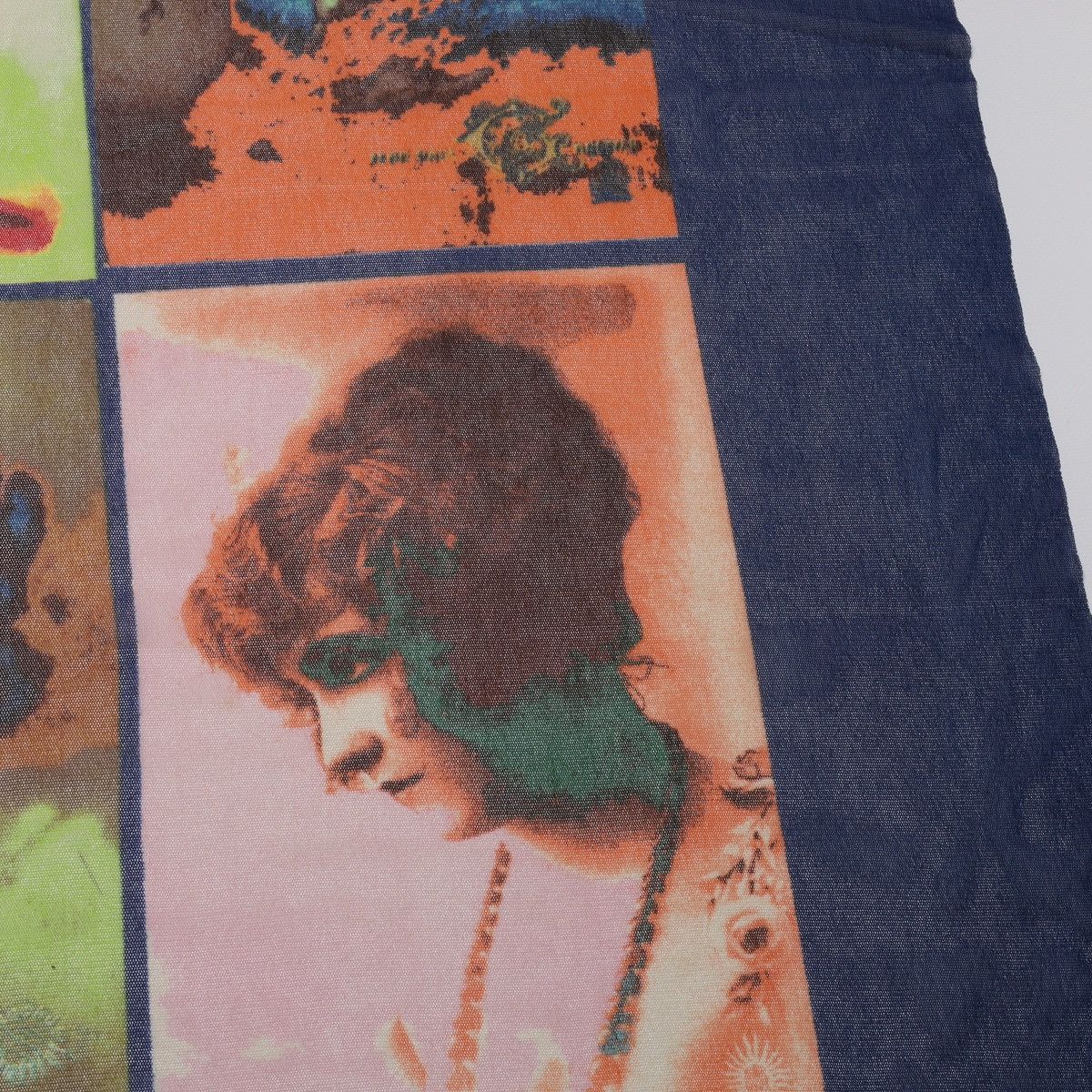 Jean Paul Gaultier Jean Paul Gaultier Soleil 2002 Vintage Portraits Mesh Pareo Size ONE SIZE - 15 Thumbnail