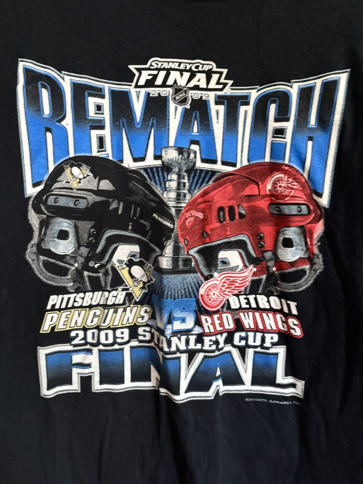 Gildan Vintage Pittsburgh Penguins 2009 Stanley Cup Finals Tshirt Size US L / EU 52-54 / 3 - 2 Thumbnail