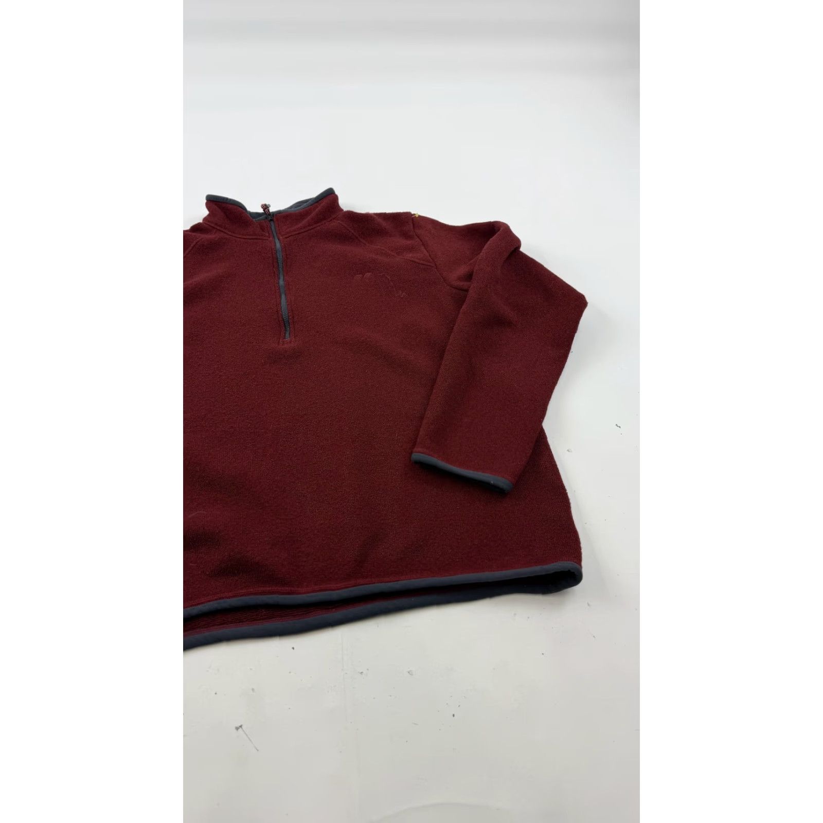 Vintage Koppen Sweater Pullover Mens Large Red 1/4 Zip Fleece Outdoor Hiking Size US L / EU 52-54 / 3 - 2 Thumbnail