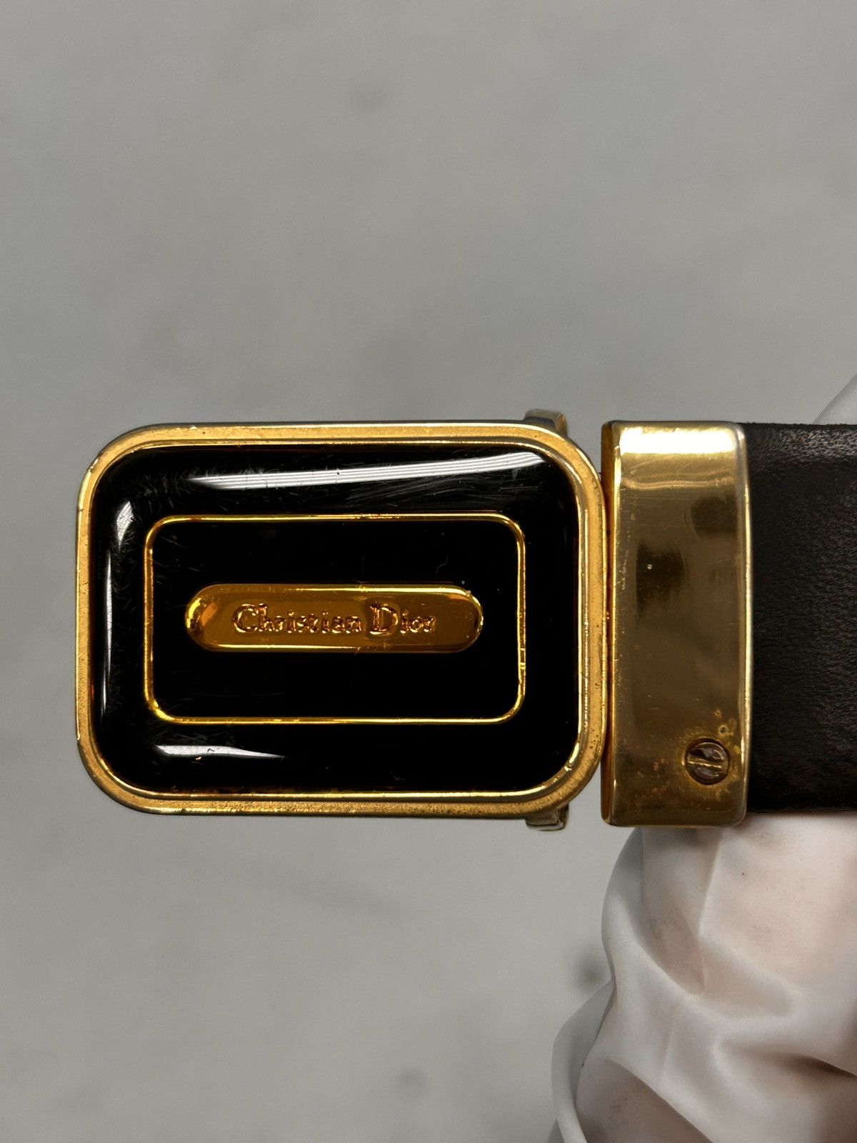 Christian Dior Monsieur Christian Dior Brown Vintage Belt Size ONE SIZE - 4 Thumbnail