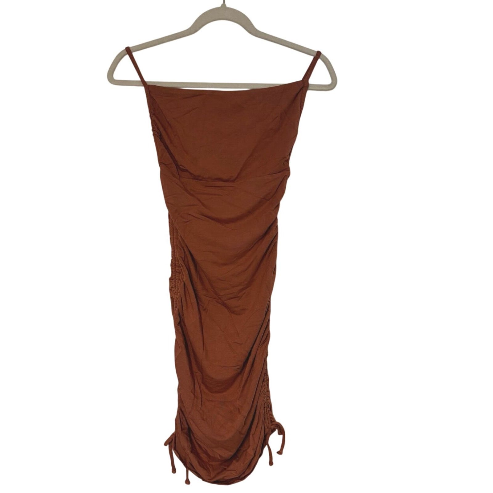 REVOLVE NWT RUMER Paige Mini Dress In Amber Size Medium Size M / US 6-8 / IT 42-44 - 4 Thumbnail