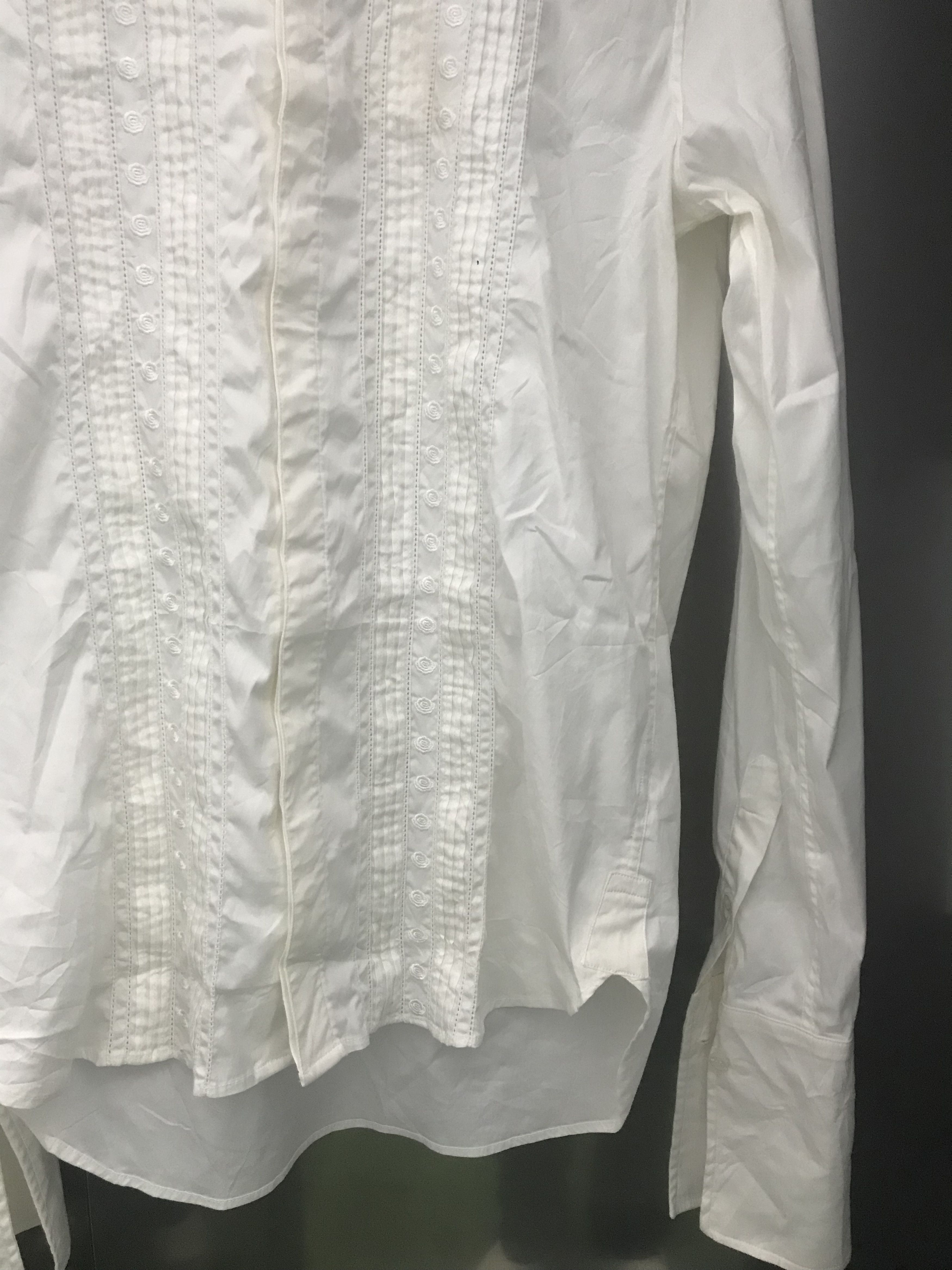 Wales Bonner Wales Bonner - Santiago Guayabera Poplin Shirt Size US S / EU 44-46 / 1 - 6 Thumbnail